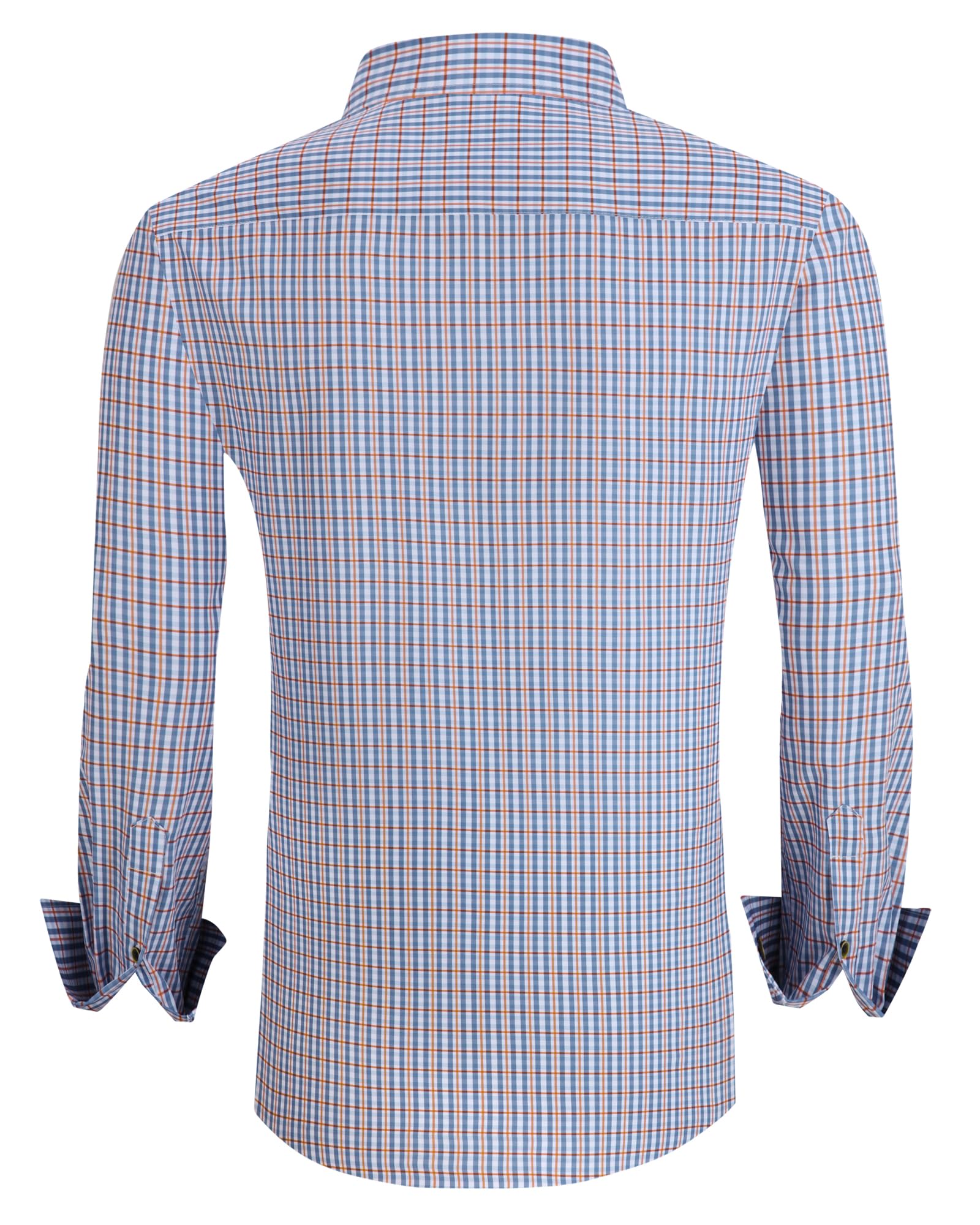 Chemise Homme Extensible Navy Orange D