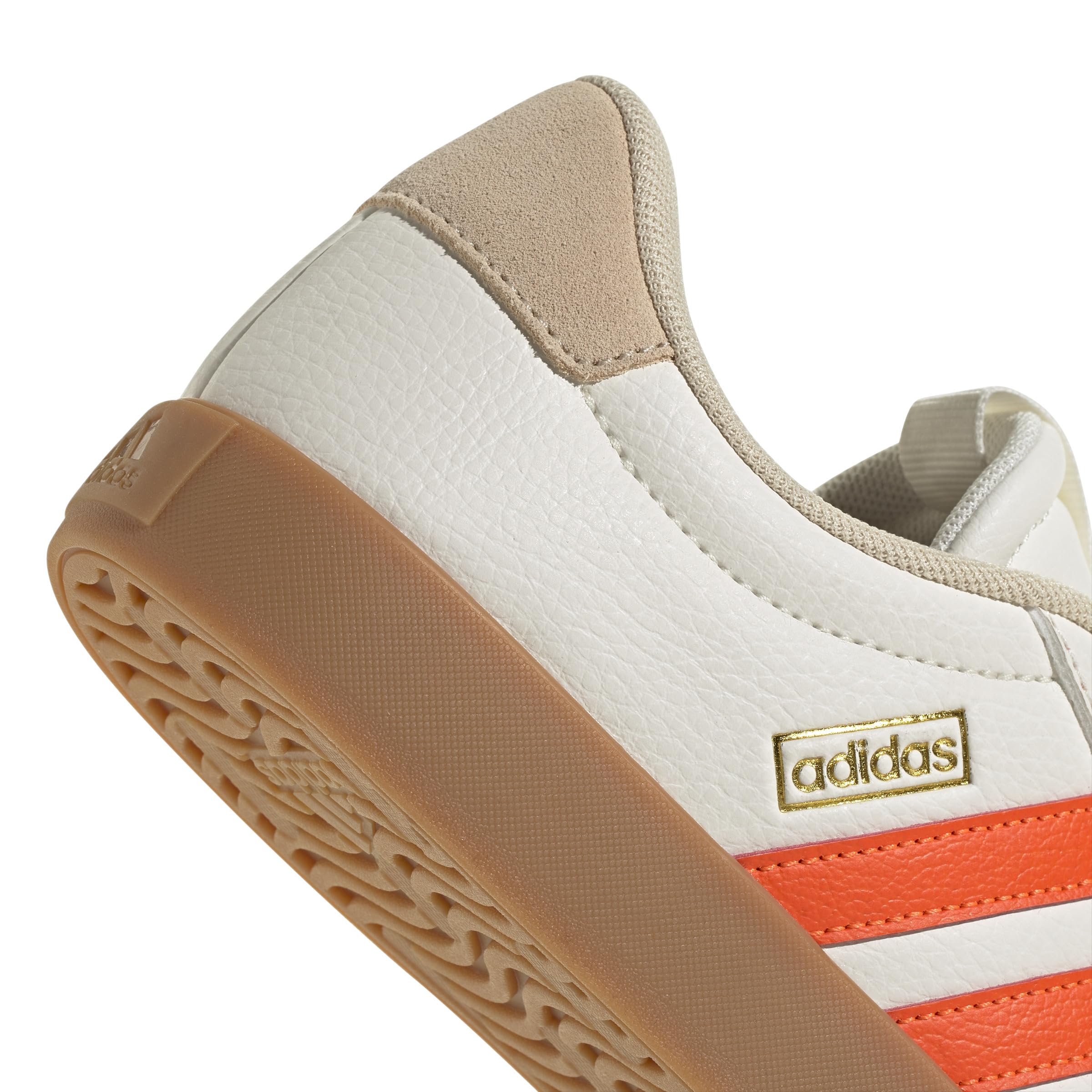 Adidas VL Court 3.0 Femme Core White Impact Orange Gold Met F