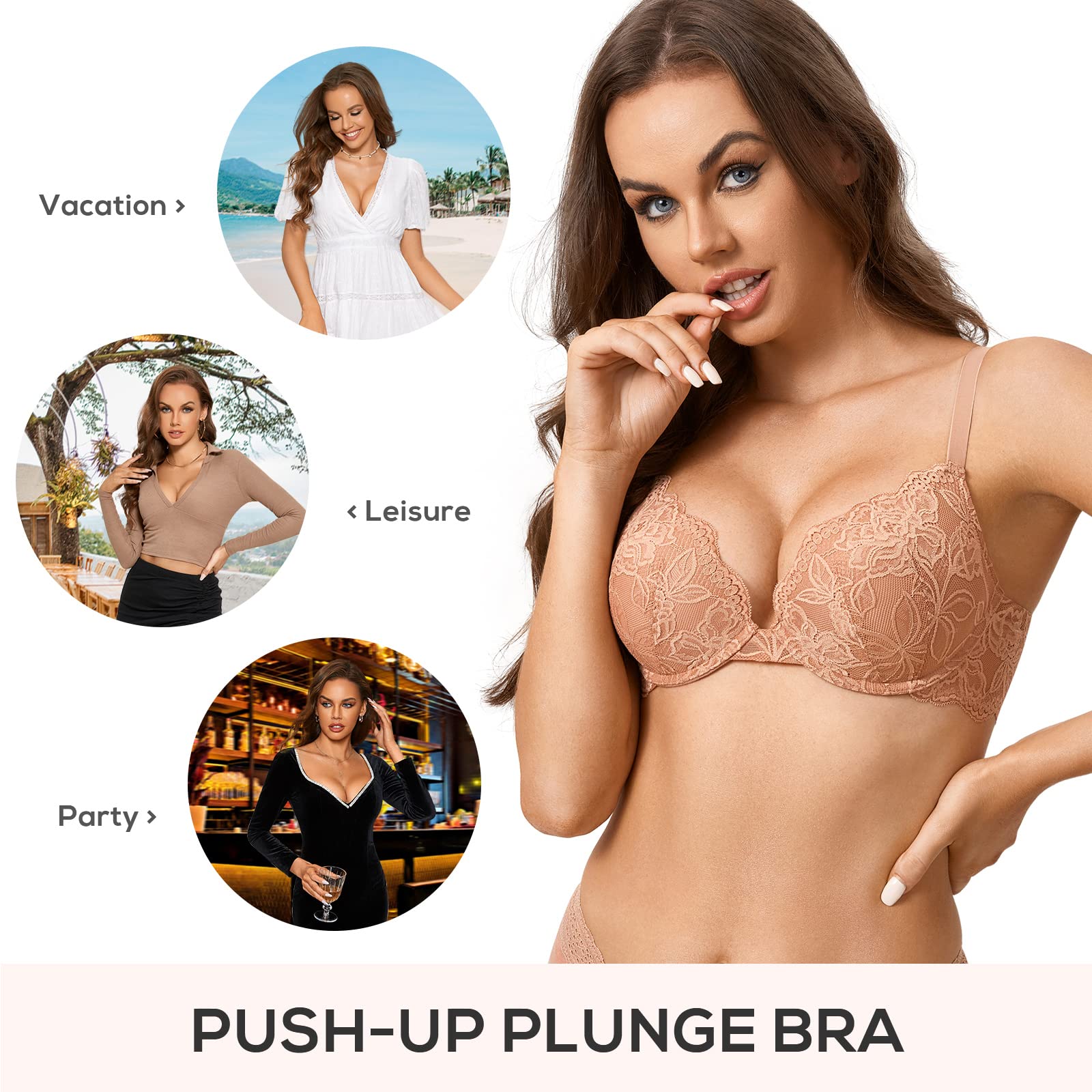 Soutien-Gorge Push-Up Café à la crème I