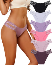 Culotte Sans Couture Lot de 6 Mélangées-1 D