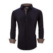 Chemise Homme  Élégante & Moderne Black-402 E