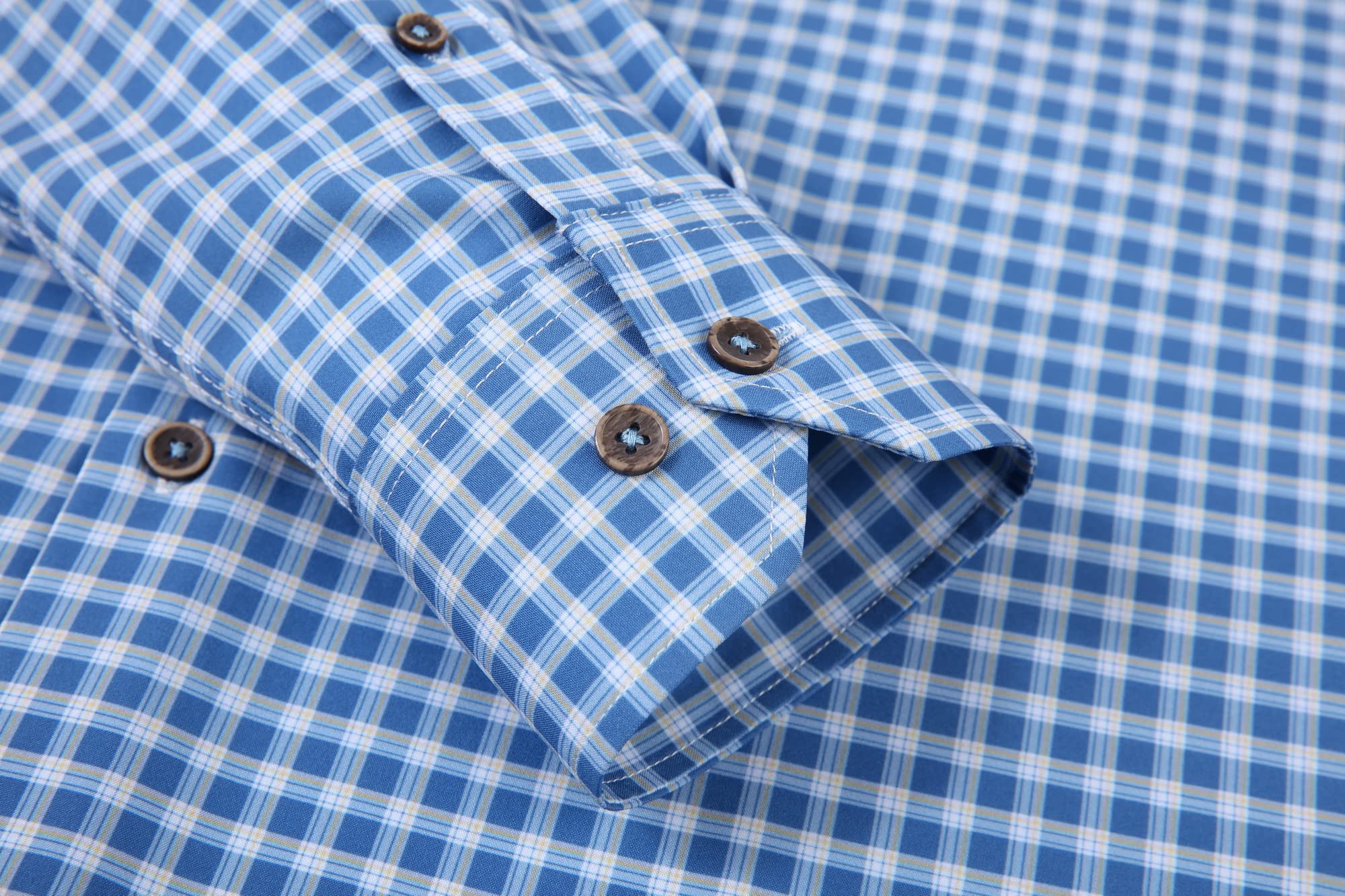 Chemise Homme Extensible Bleue White D