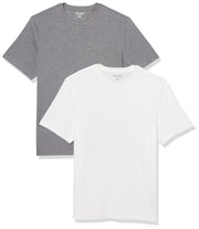 T-shirt Homme Confortable Blanc Gris Chiné I