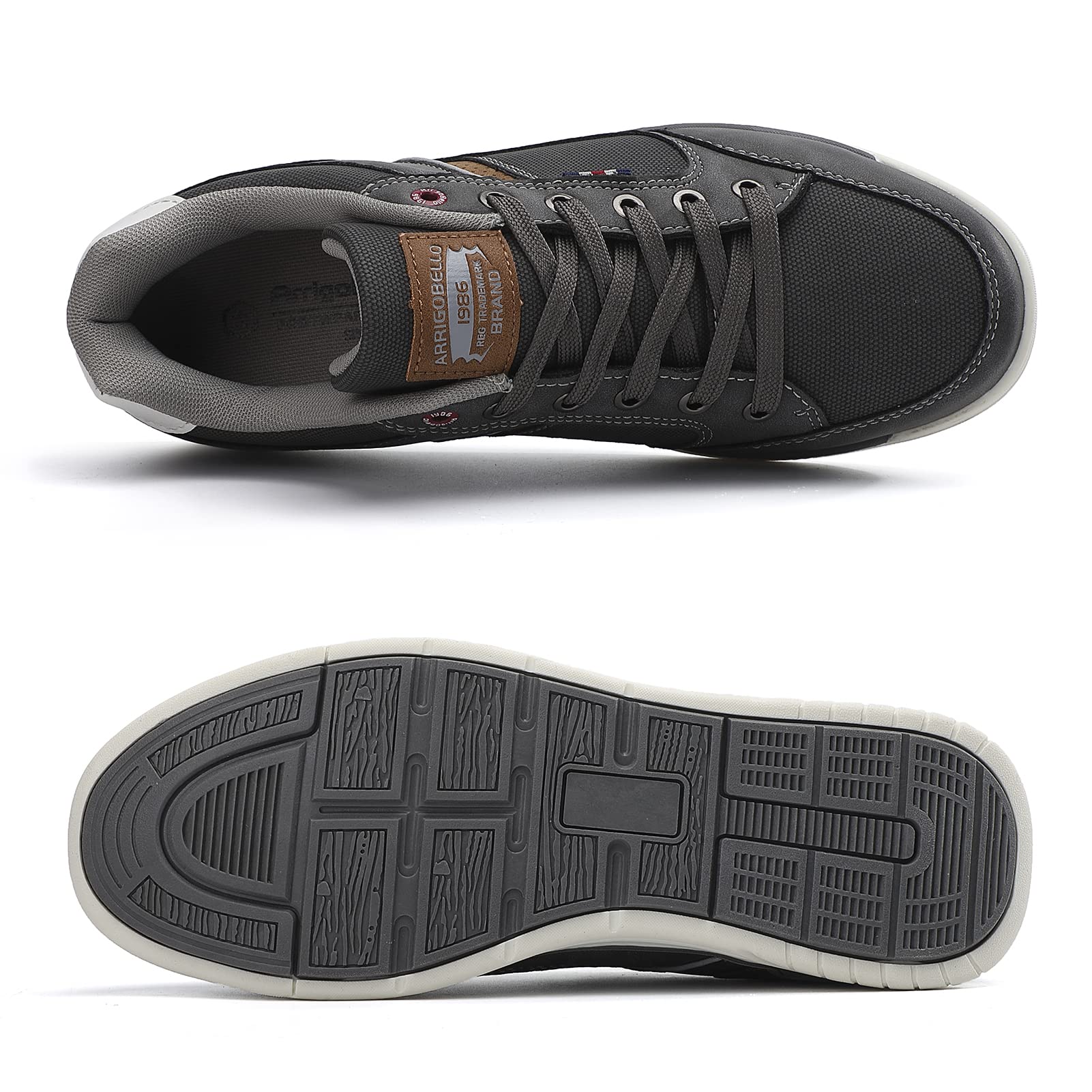 Baskets Homme Ville Casual A Gris H