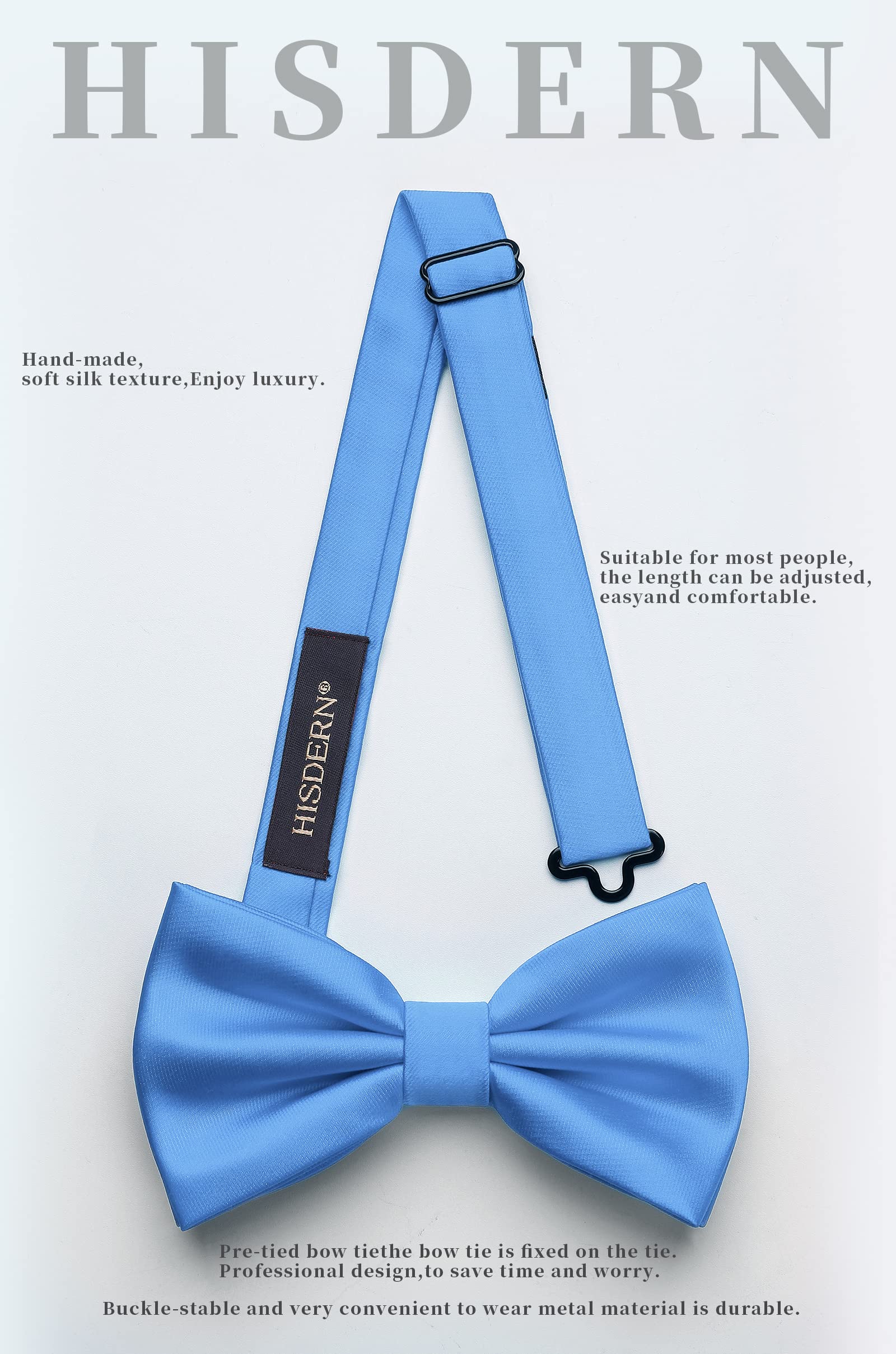 Nœud Papillon B Bleu Clair-1 G