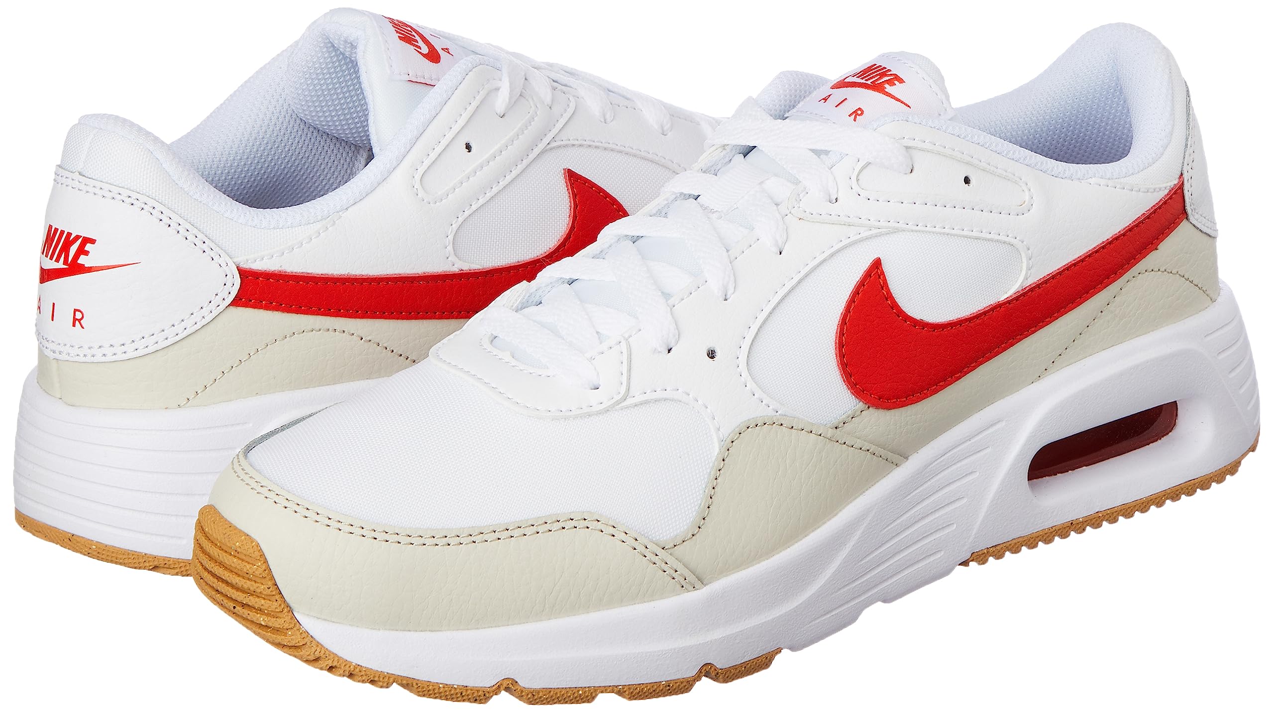 Nike Air Max SC Blanc Chaud Red L Orewood Brn Gum L Brown J