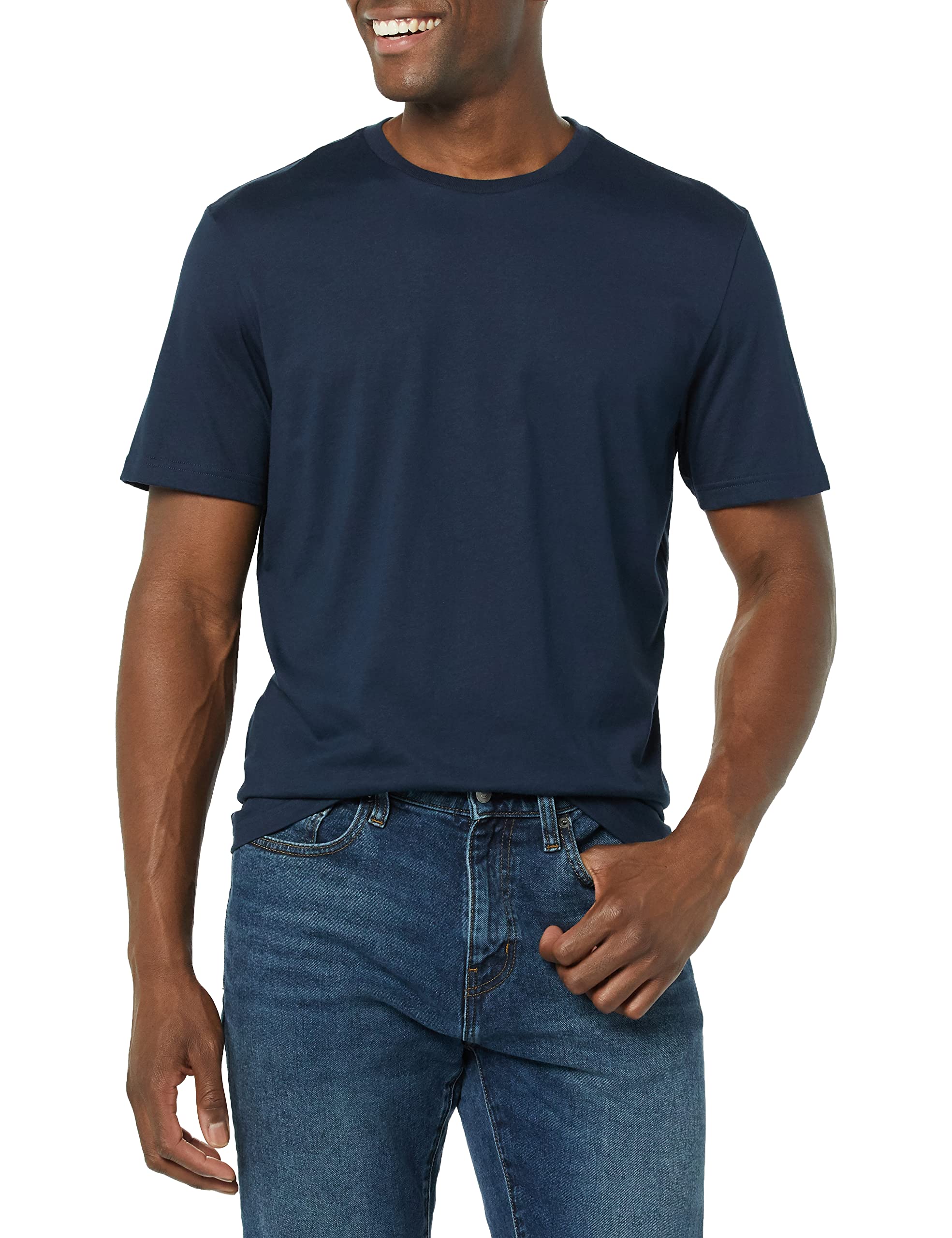 T-shirt Homme Confortable Bleu Foncé Bleu Marine I