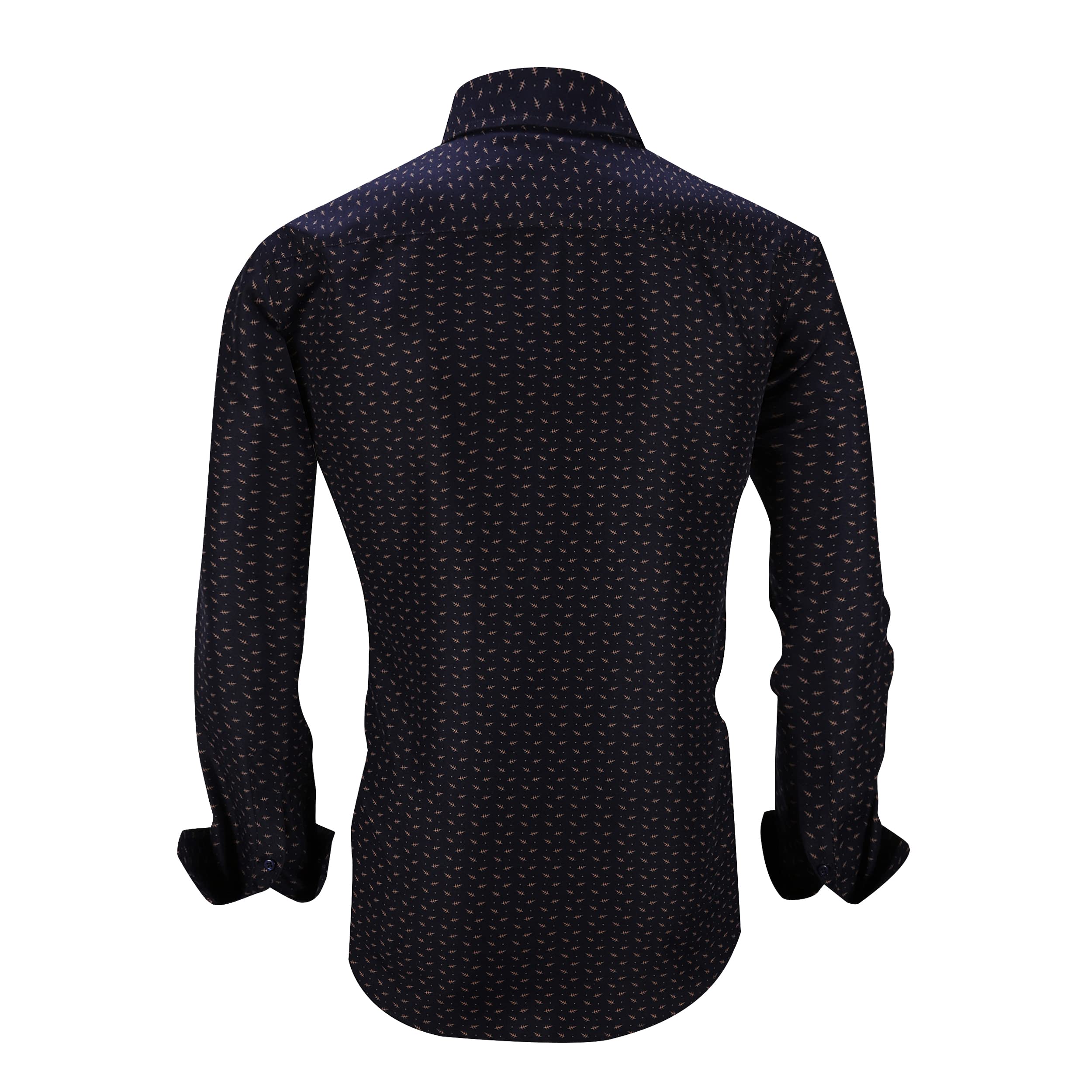Chemise Homme  Élégante & Moderne Black-402 E