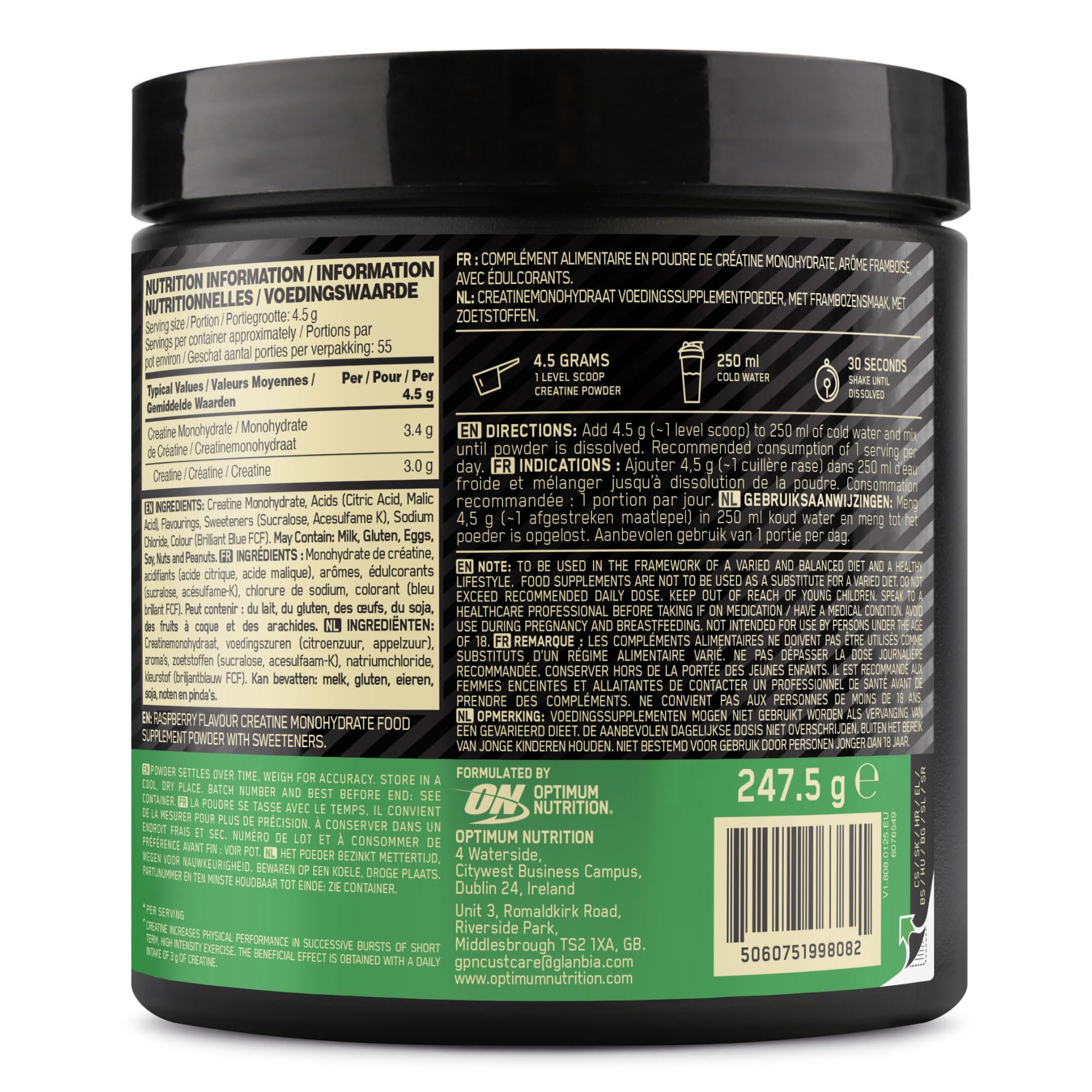 Optimum Nutrition Créatine Monohydrate 05