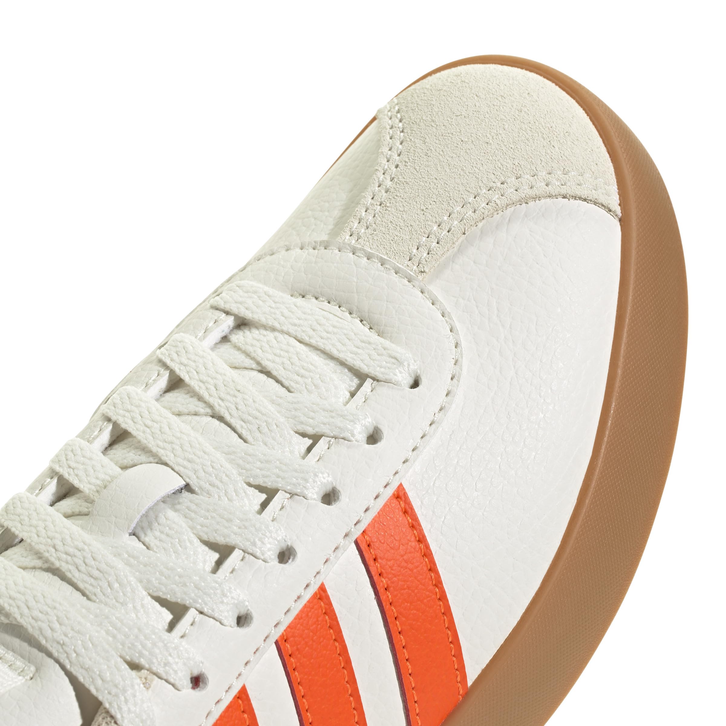 Adidas VL Court 3.0 Femme Core White Impact Orange Gold Met F