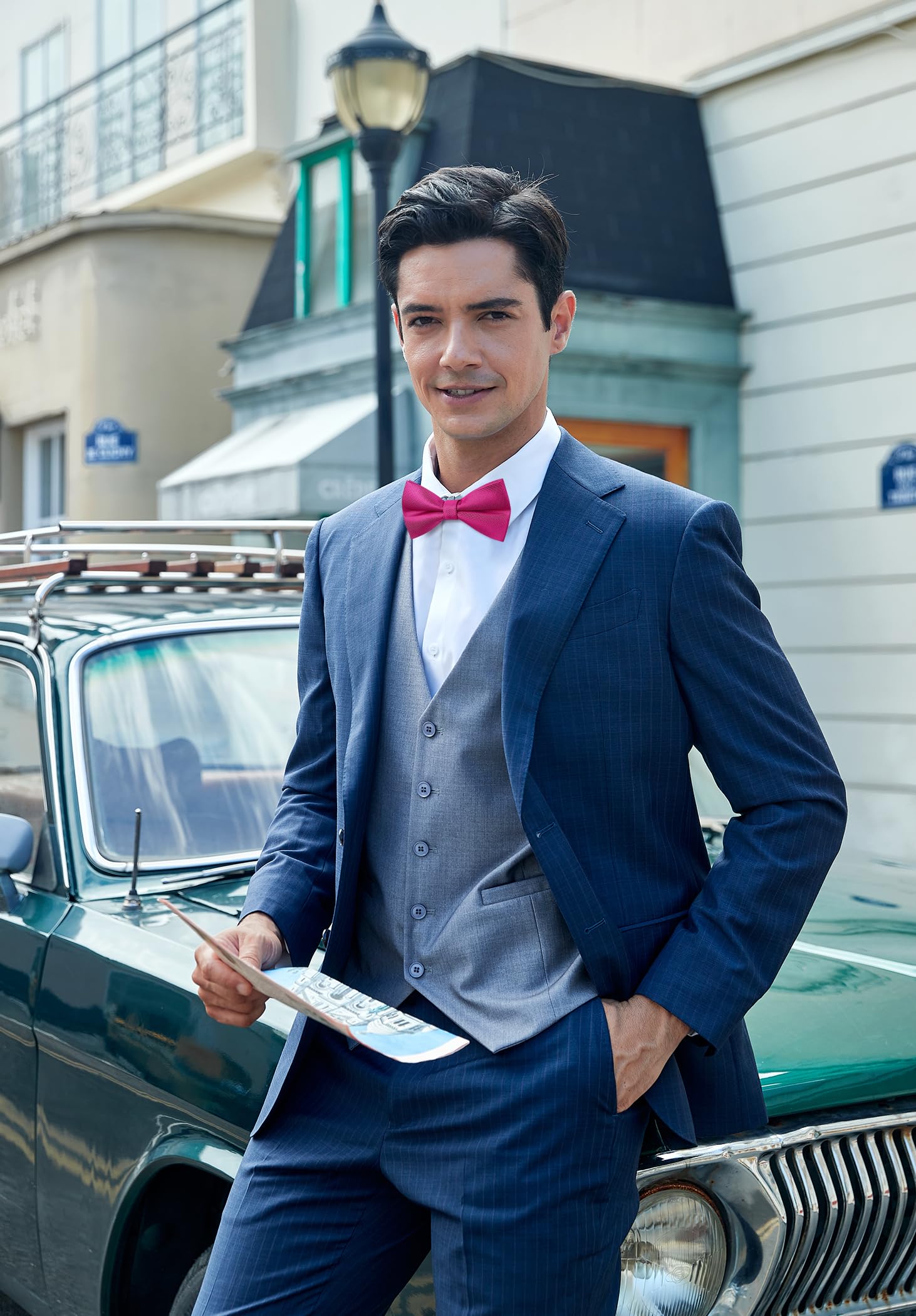 Nœud Papillon E Rose Fuchsia G