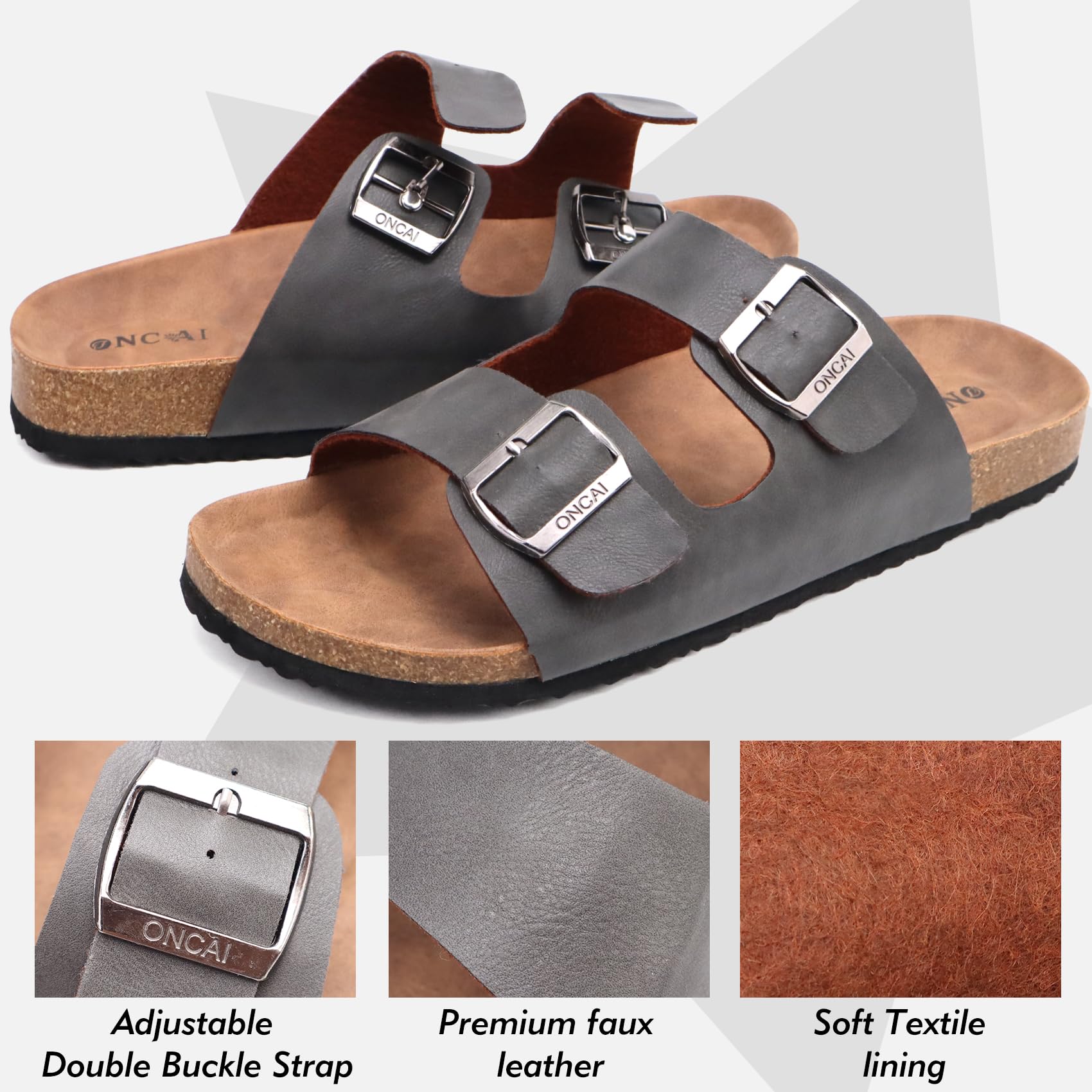 Sandales Mules Gris E