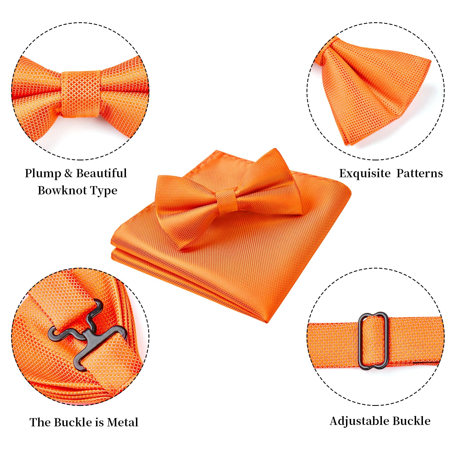 Nœud Papillon G Orange-3 G