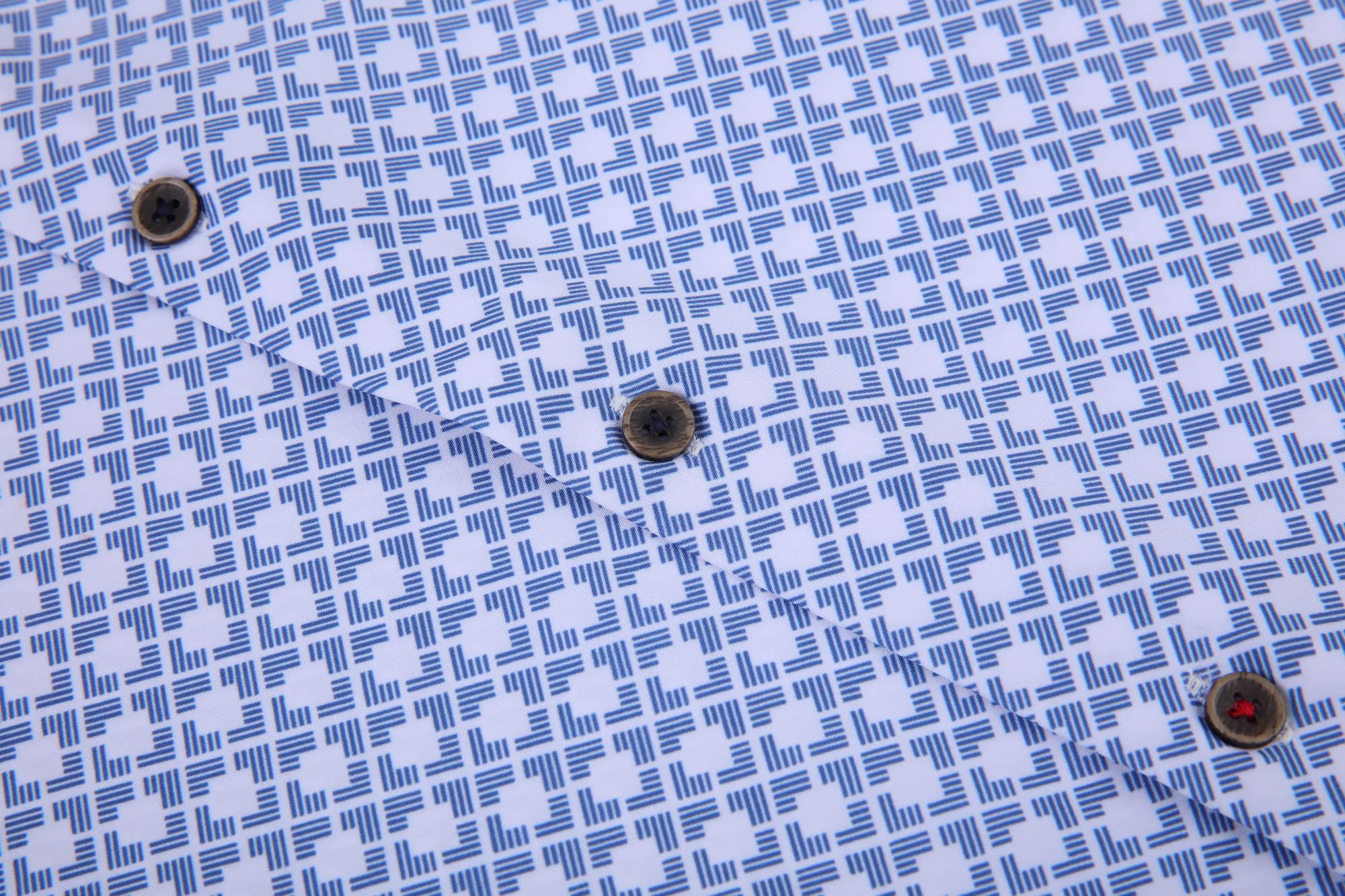 Chemise Homme Extensible White Square D