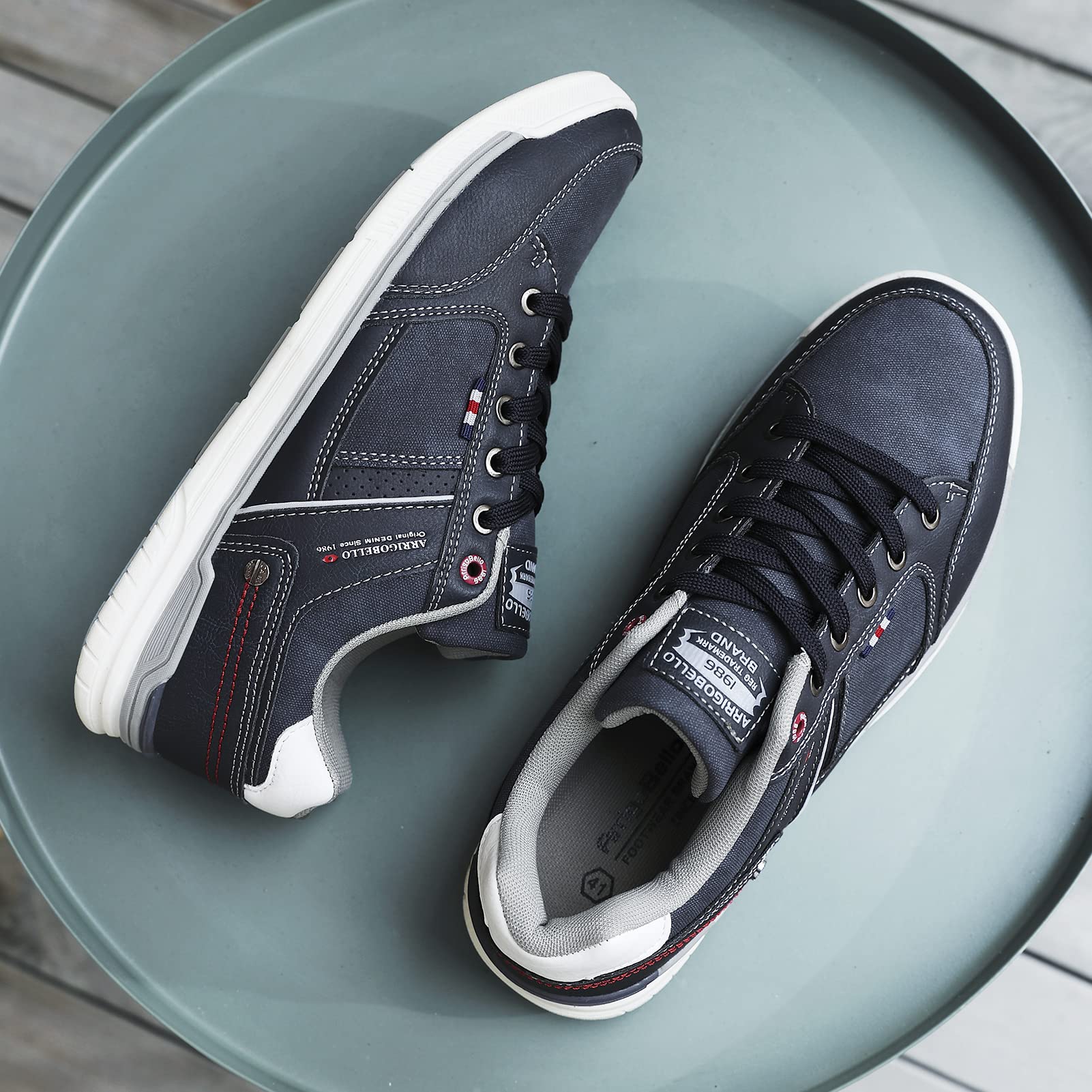 Baskets Homme Ville Casual A Bleu H