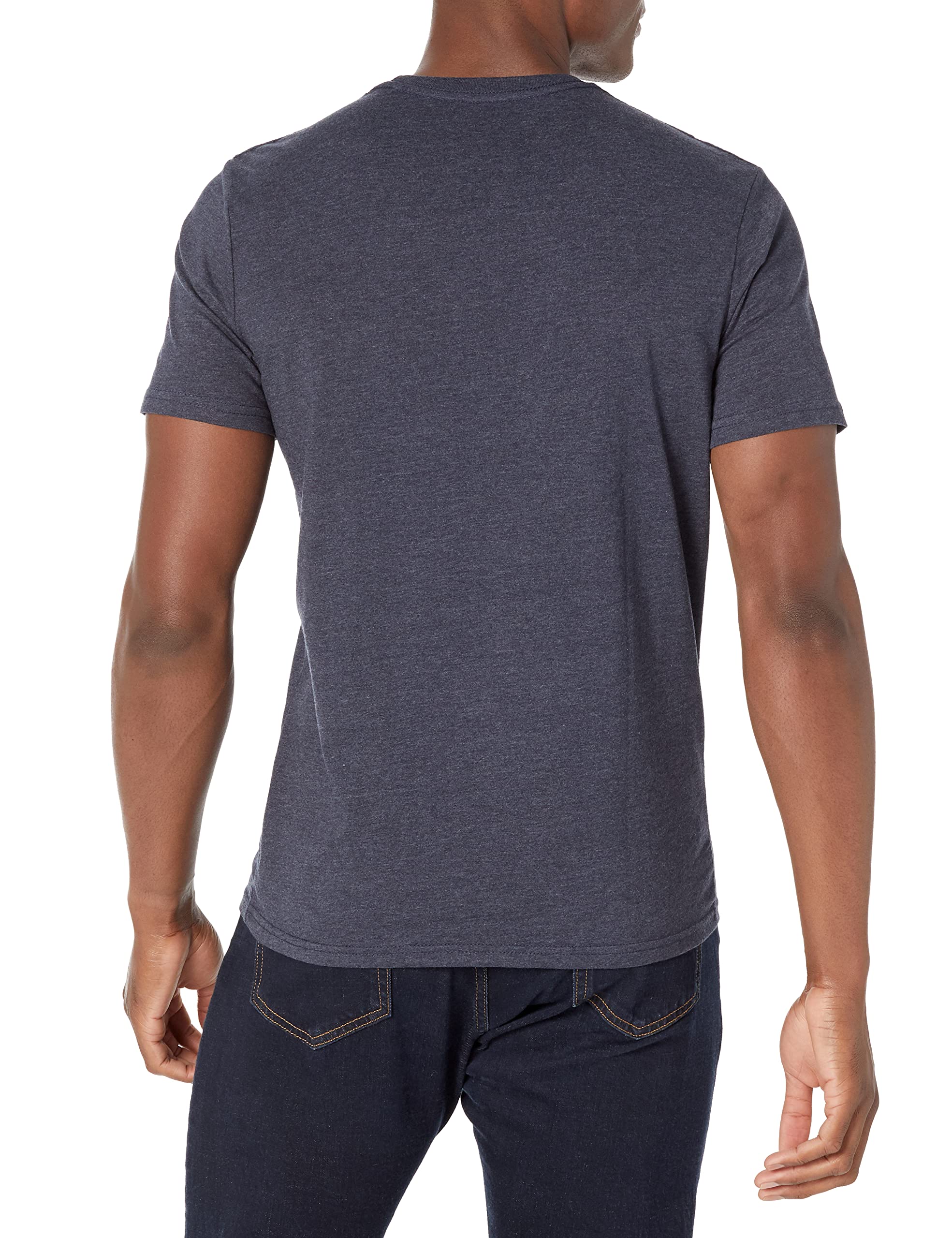 T-shirt Homme Confortable Bleu Marine Chiné Noir I