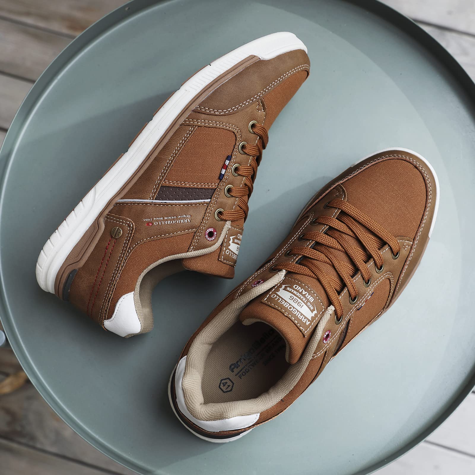 Baskets Homme Ville Casual A Marron H