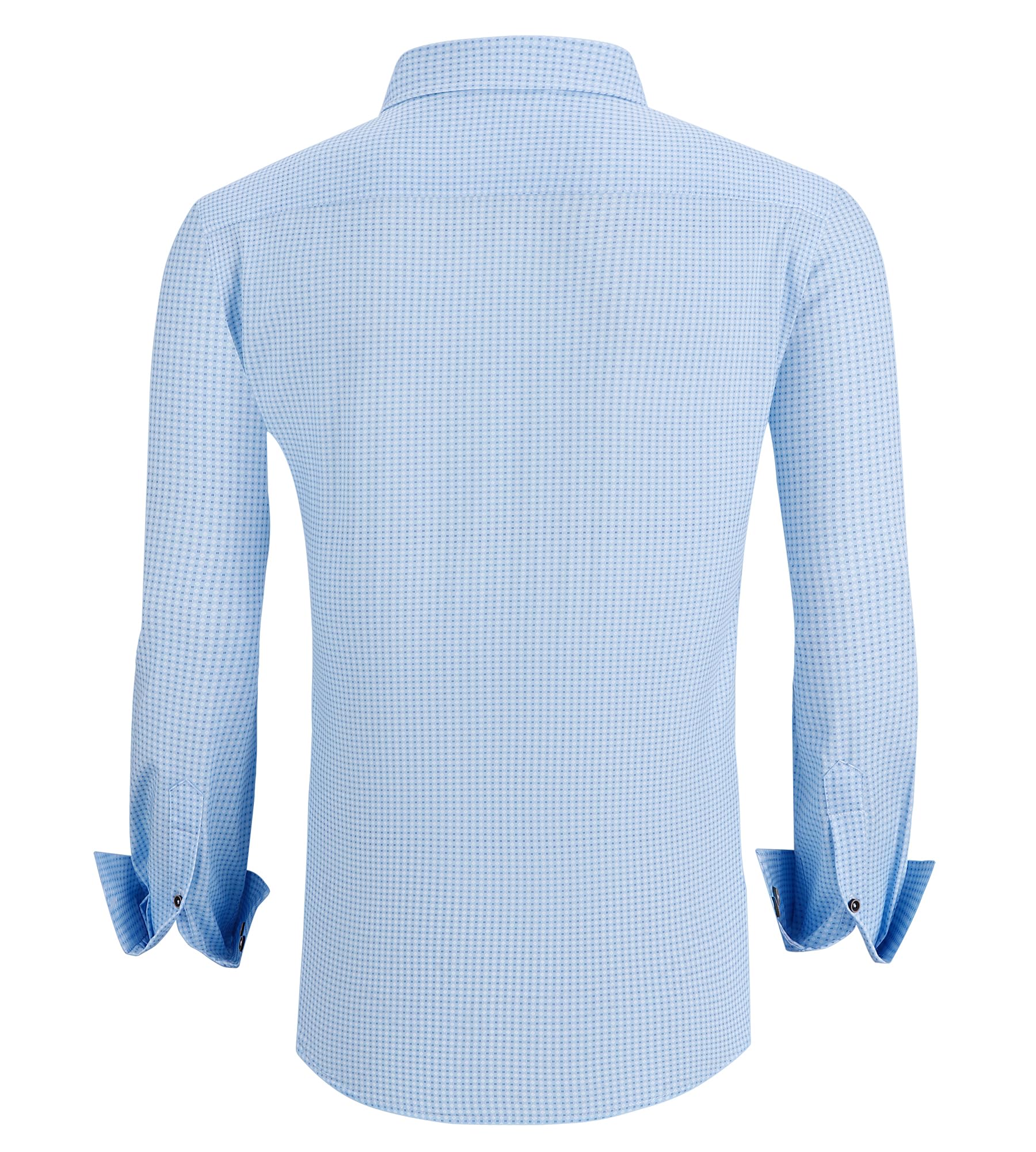 Chemise Homme  Élégante & Moderne Bleue-03 E