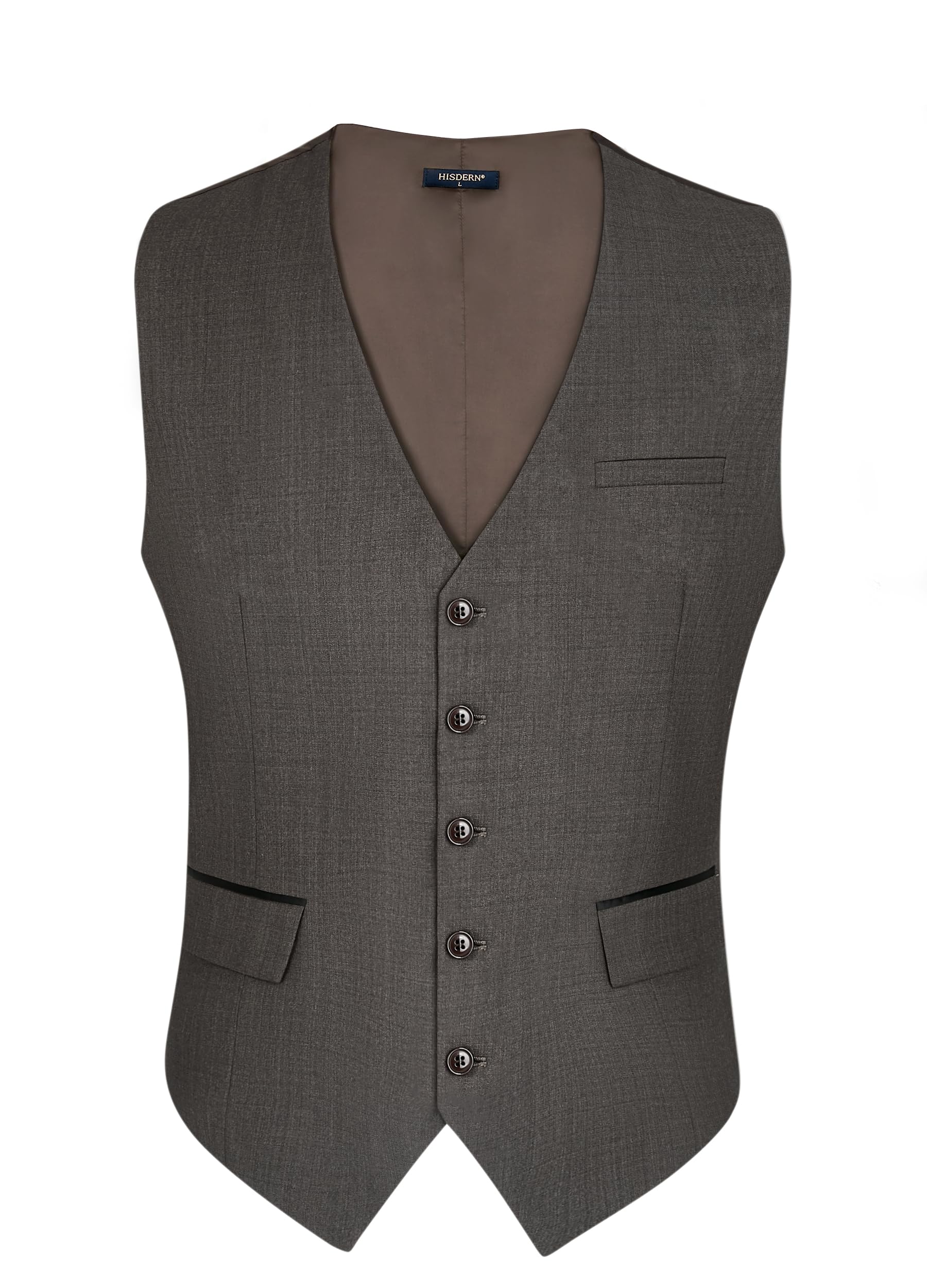 Gilet Costume Homme Gris Ardoise D