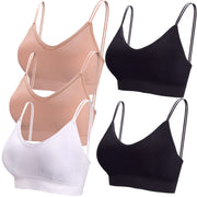 Lot de 5 Bralettes Rembourrées 4-Mélangées F
