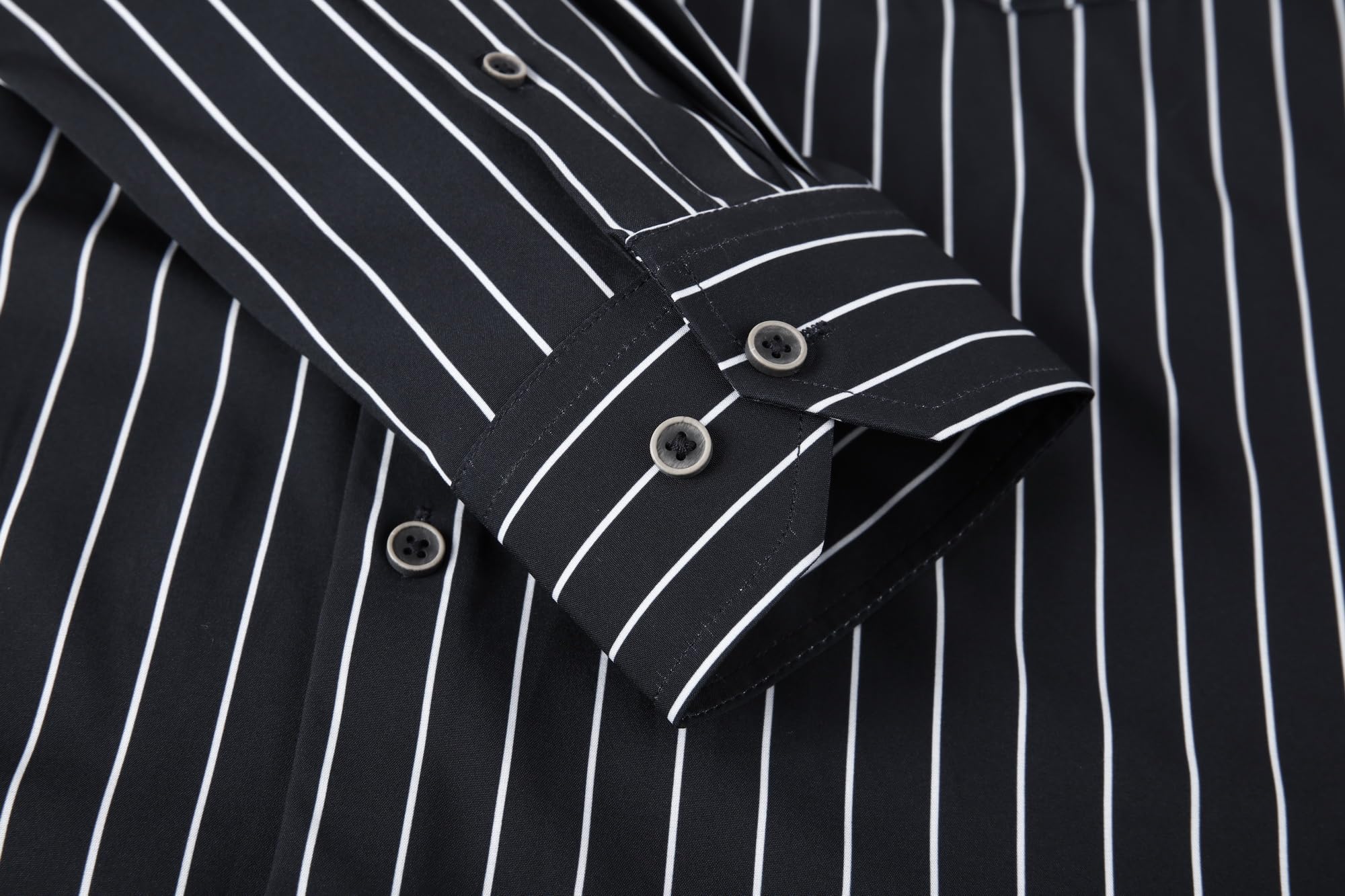 Chemise Homme Extensible Black Stripe D