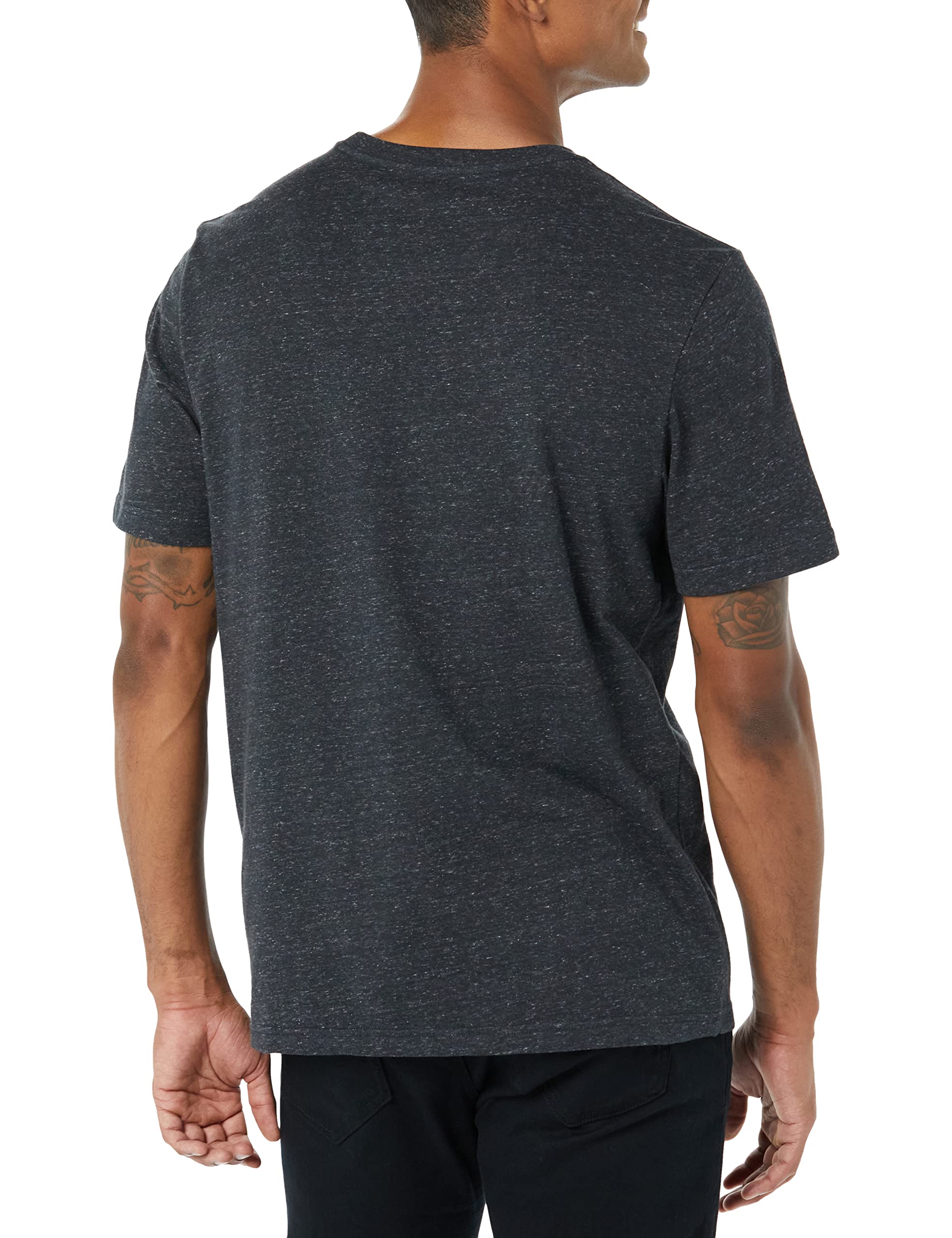 T-shirt Homme Confortable Charbon Chiné Noir I