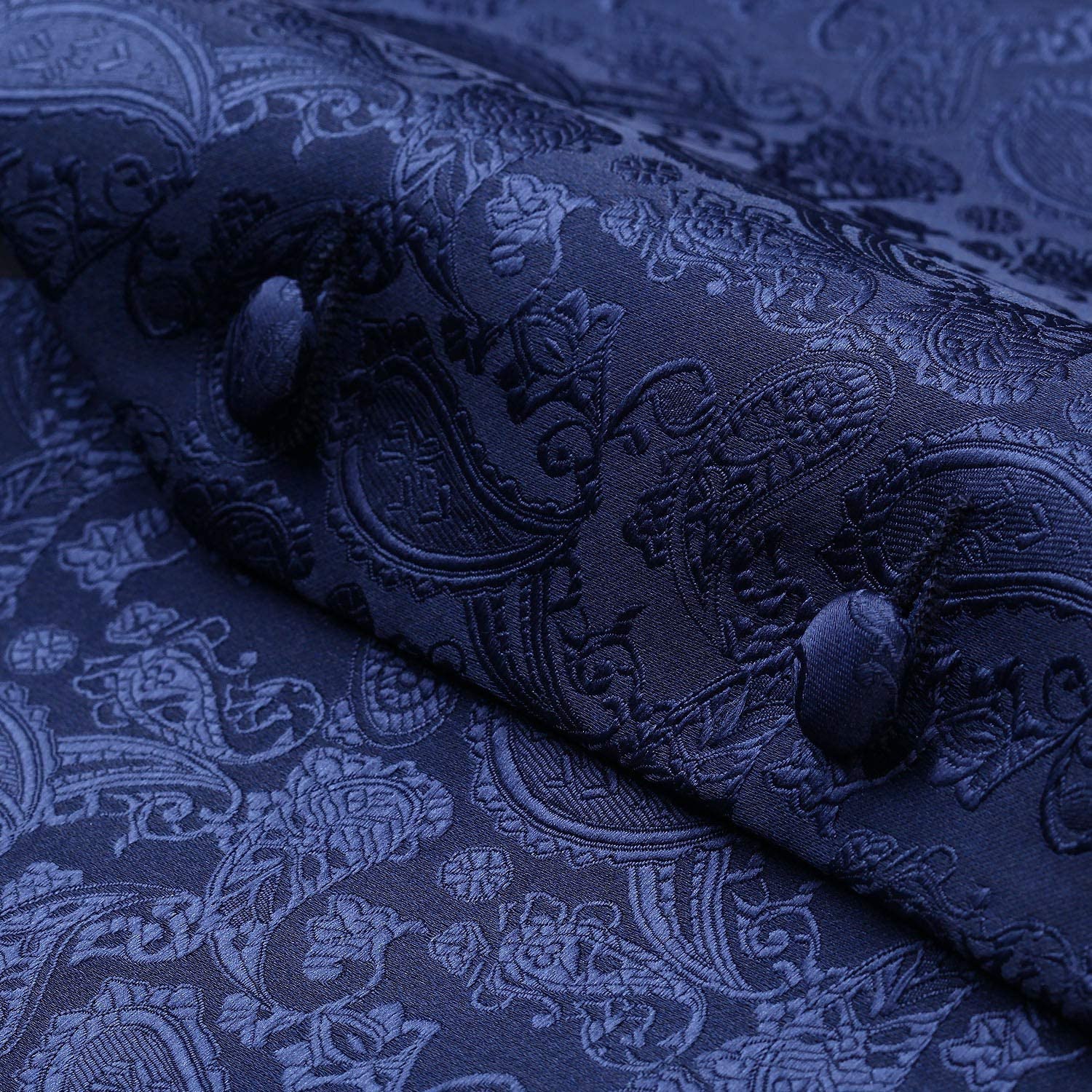 Gilet Homme plus Cravate & Pochette Bleu Marine-2 F