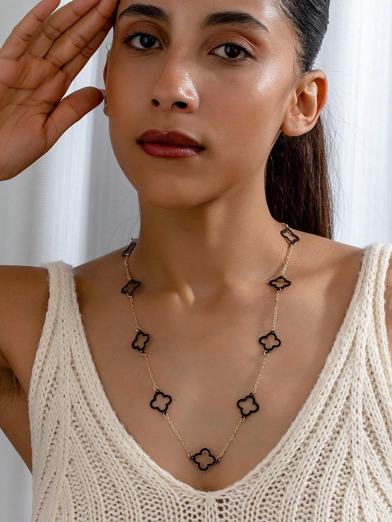 1 pièce Pendentif à trèfle creux 20