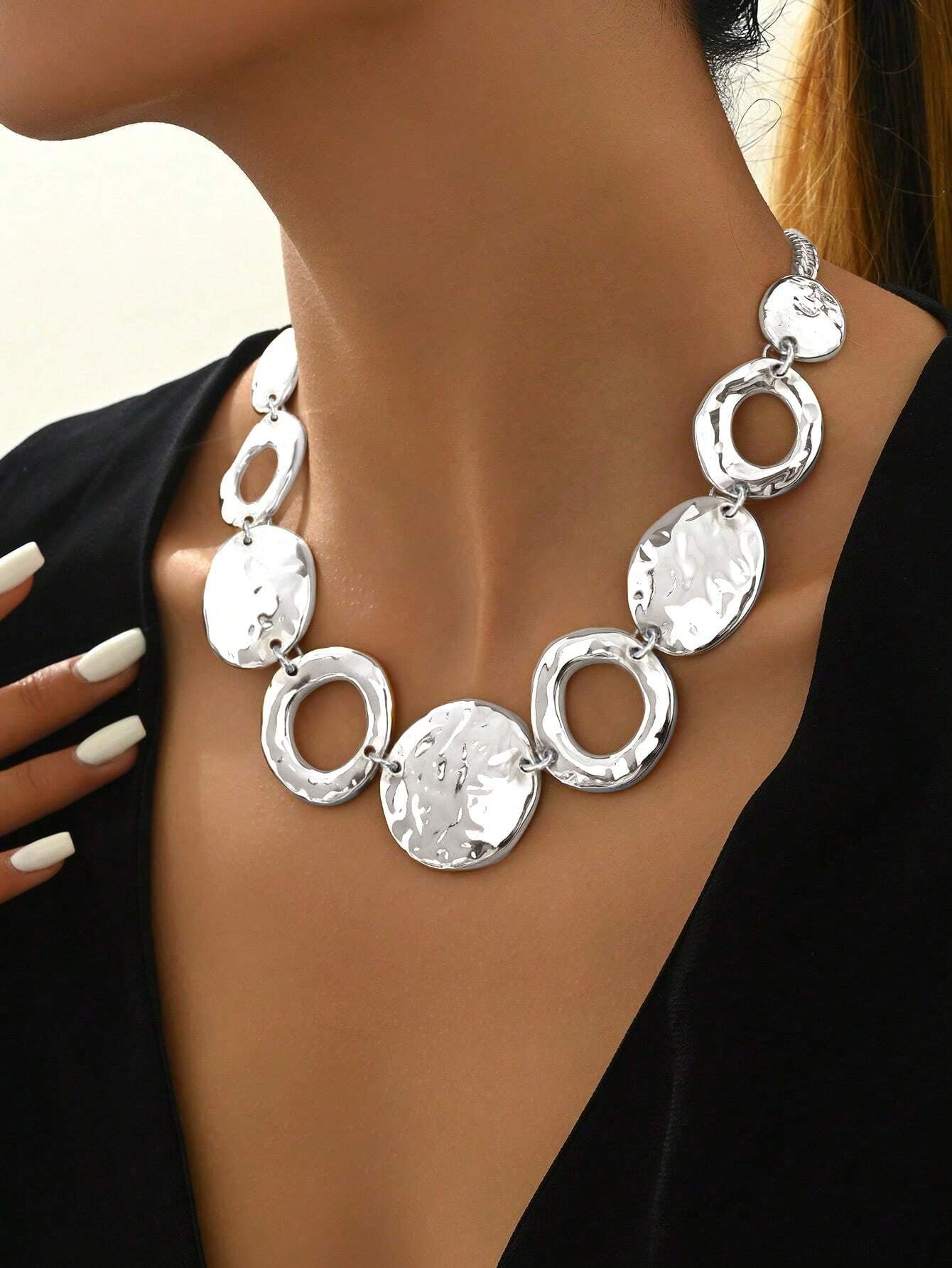 1 pièce Collier géométrique