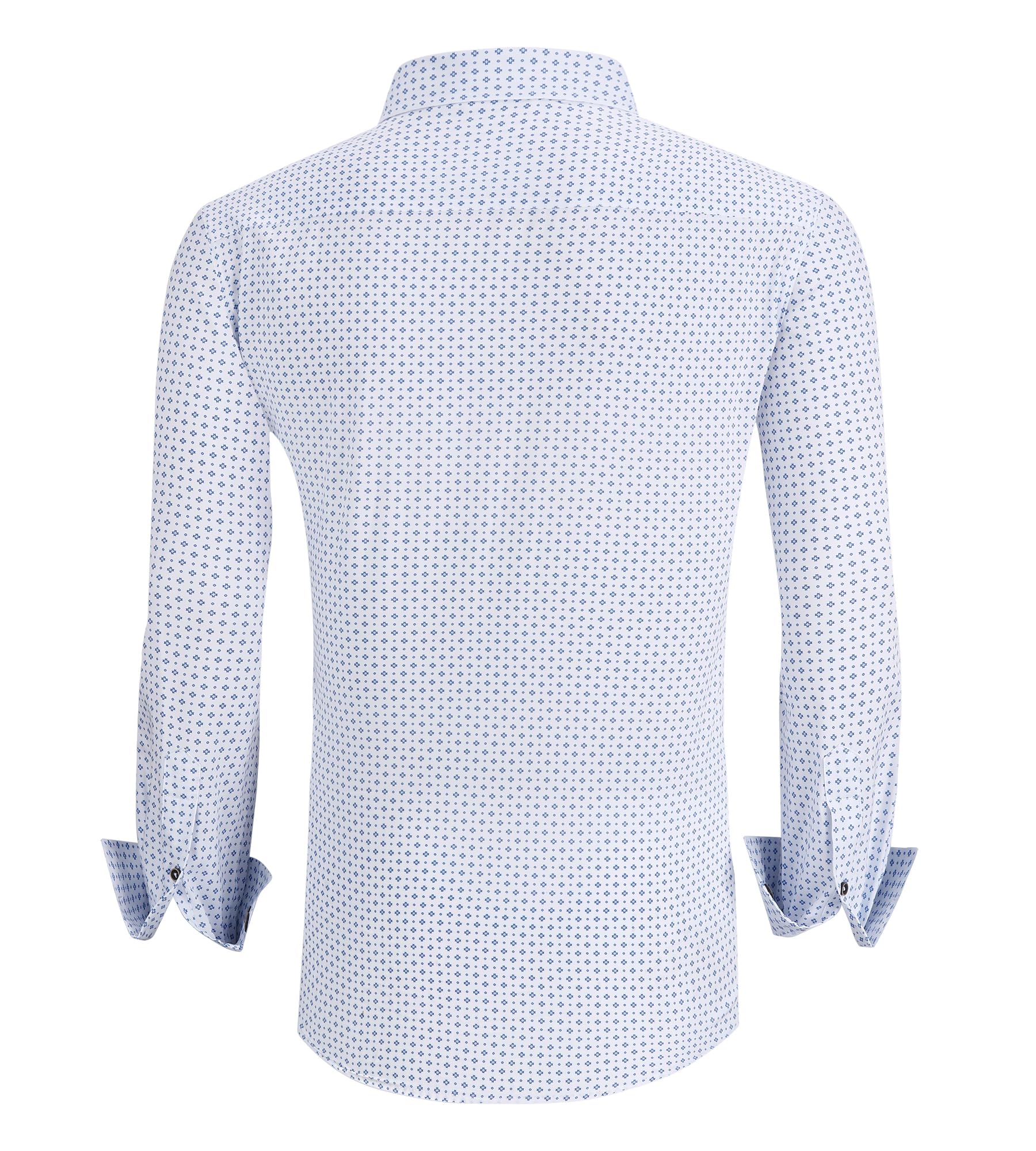 Chemise Homme  Élégante & Moderne White Cross-552 E