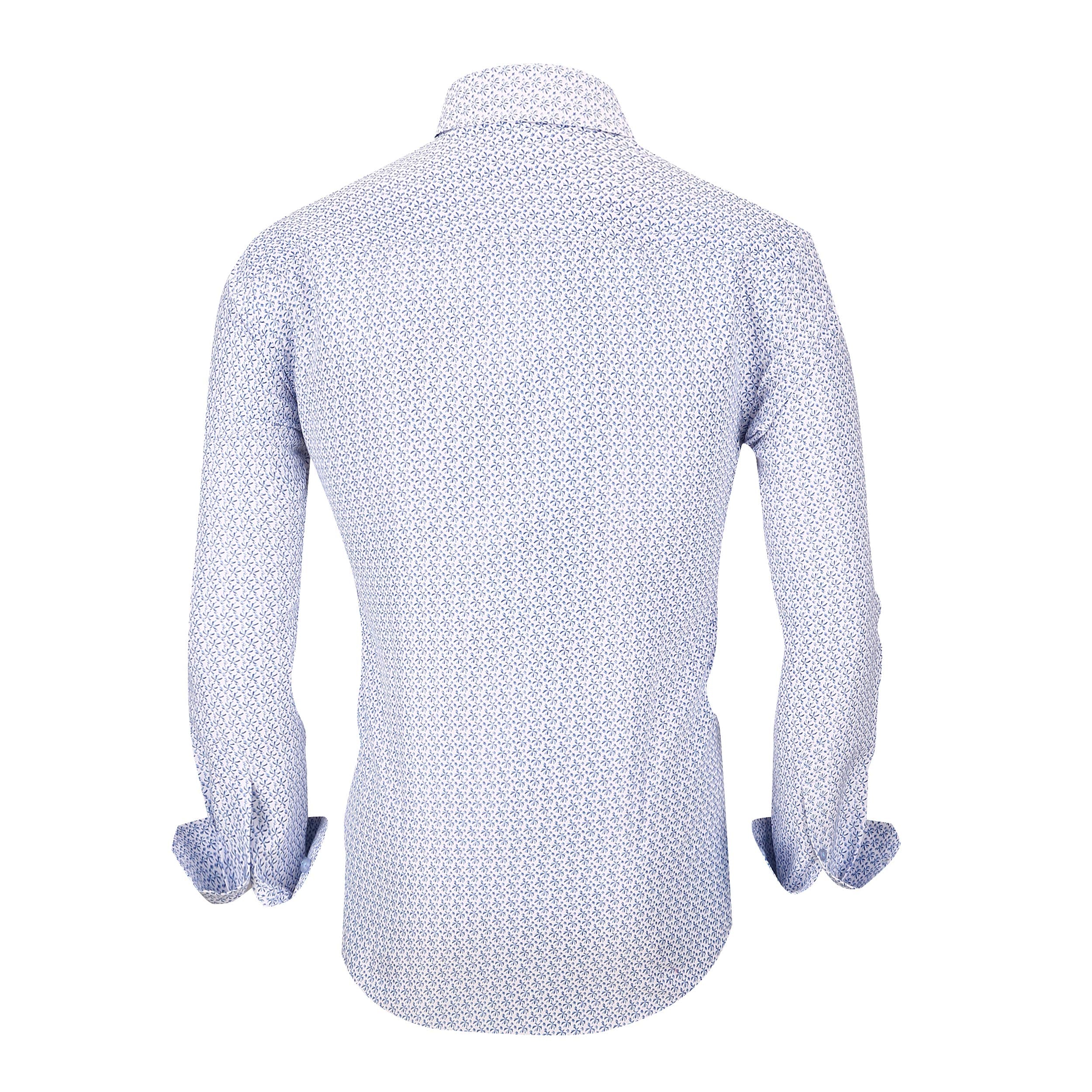 Chemise Homme  Élégante & Moderne White-6495 E
