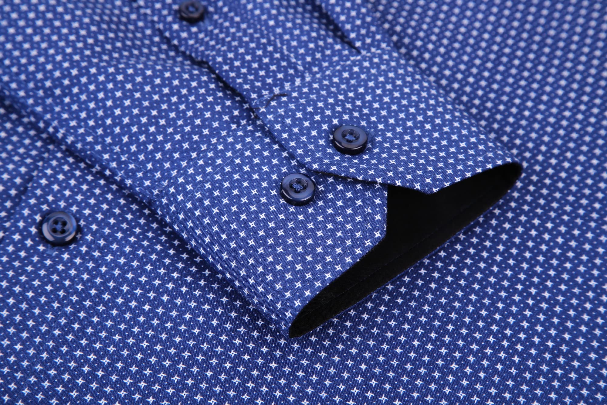 Chemise Homme  Élégante & Moderne Bleue-879 E