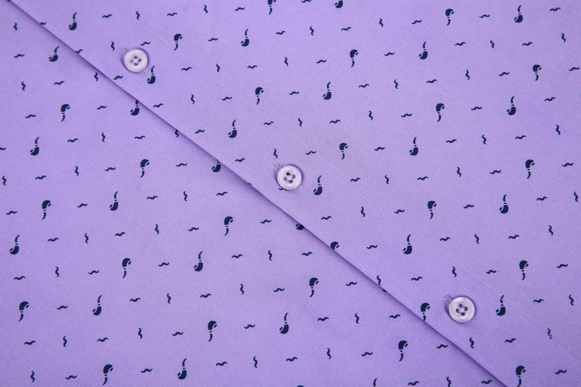 Chemise Homme  Élégante & Moderne Purple-6370 E