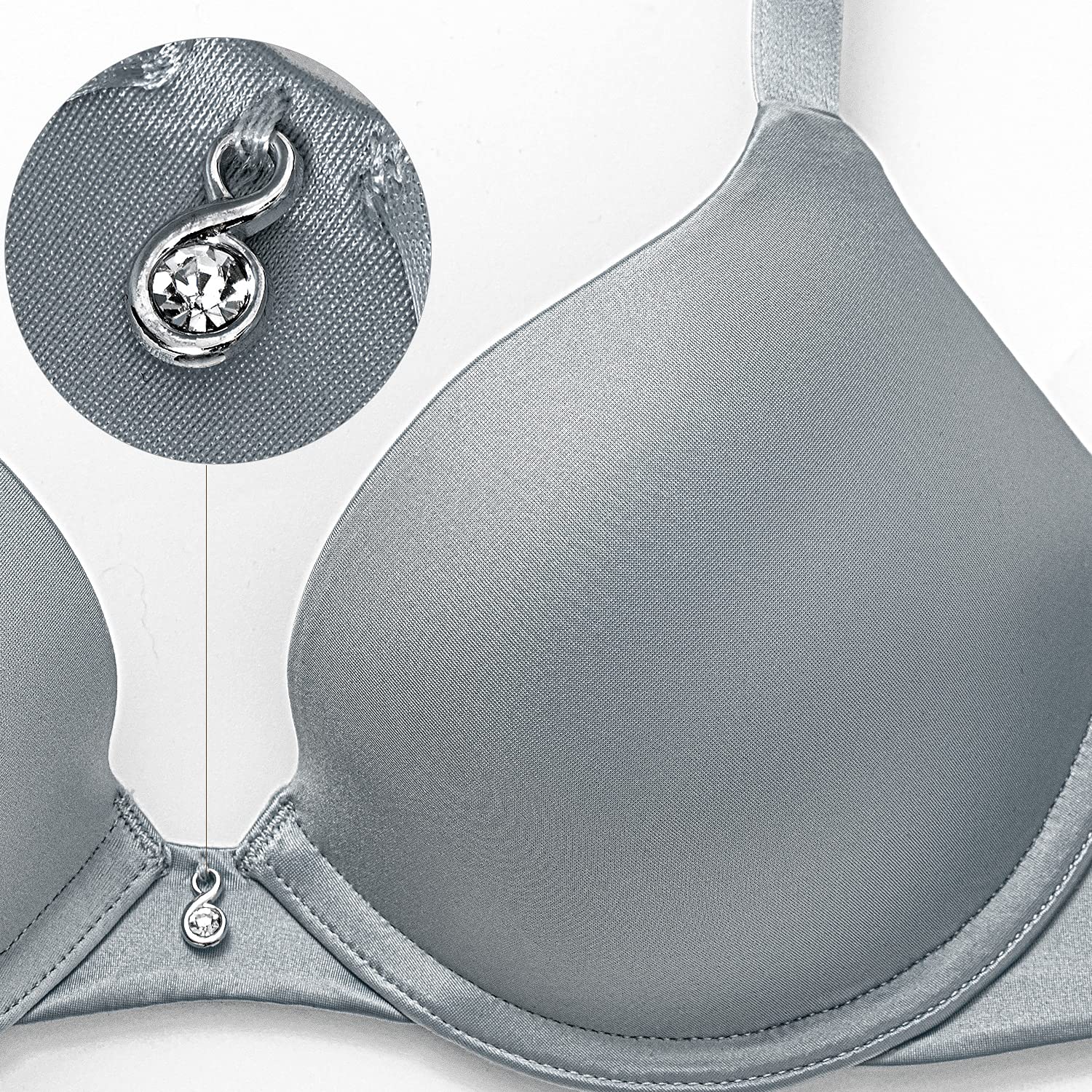 Soutien-Gorge Plongeant Classique Sexy Gris J