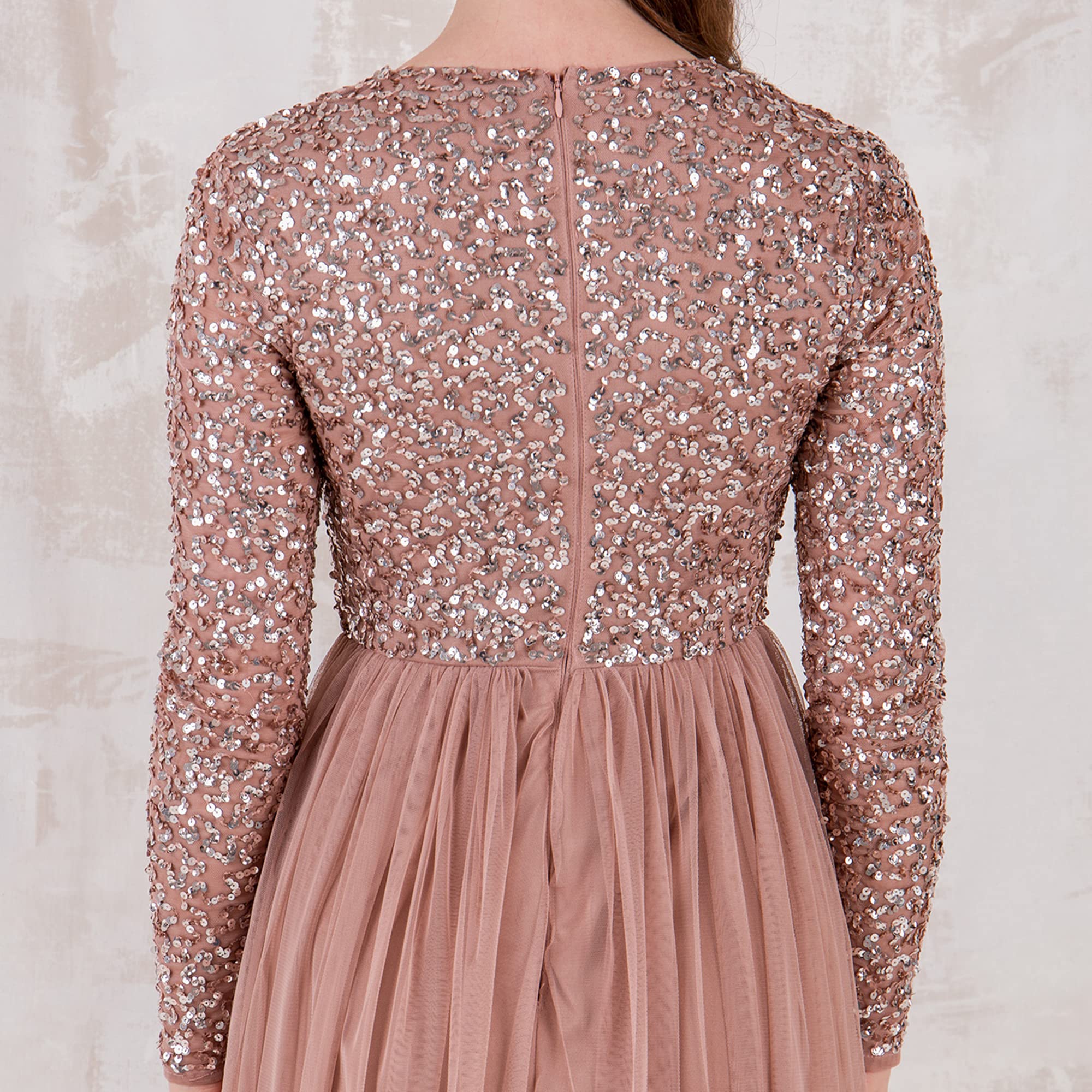 Robe Demoiselle d’Honneur Mauve Pale C