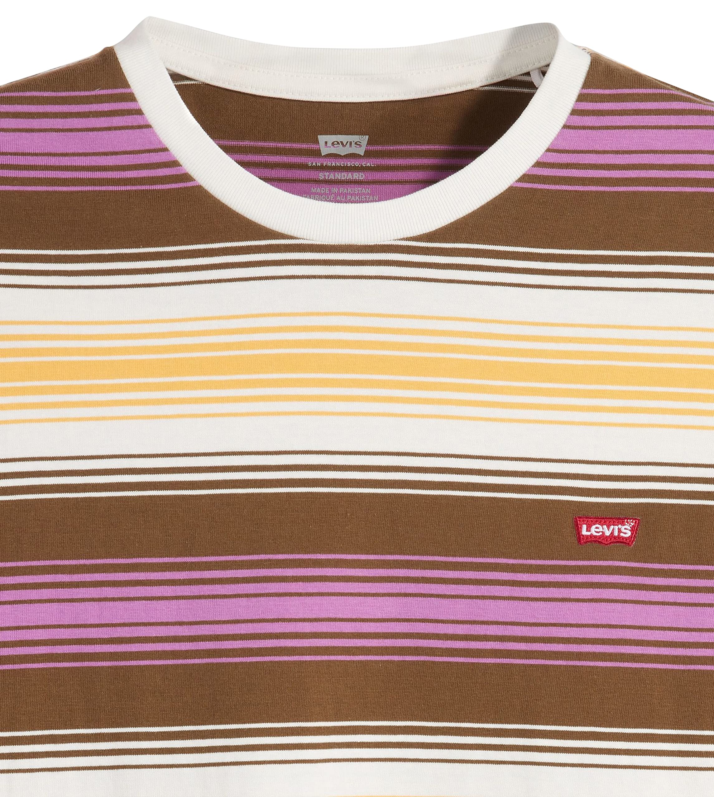 T-Shirt Levi’s Original Fizzy Stripe Egret Triblend H