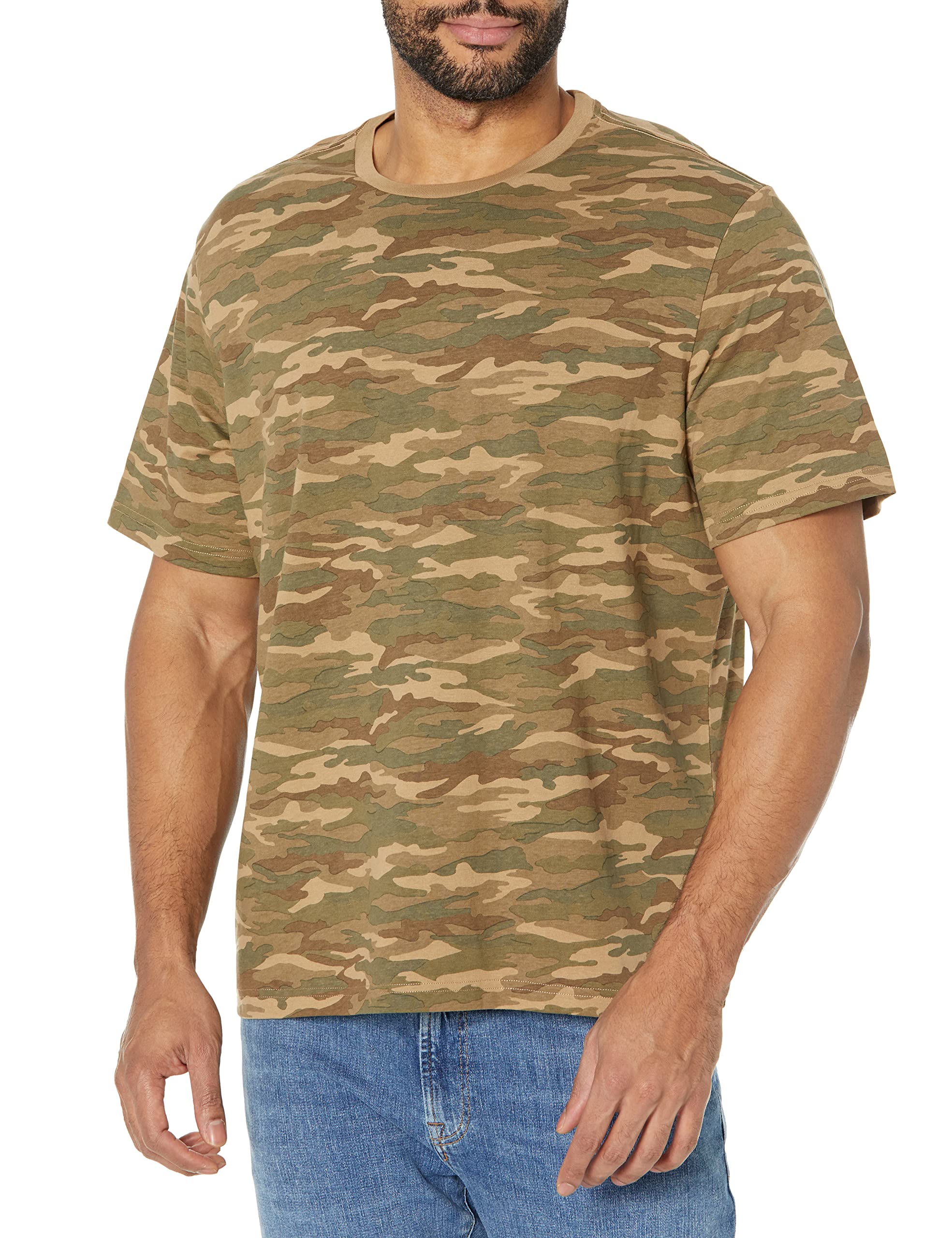 T-shirt Homme Confortable Imprimé Motifs Camouflage Noir I