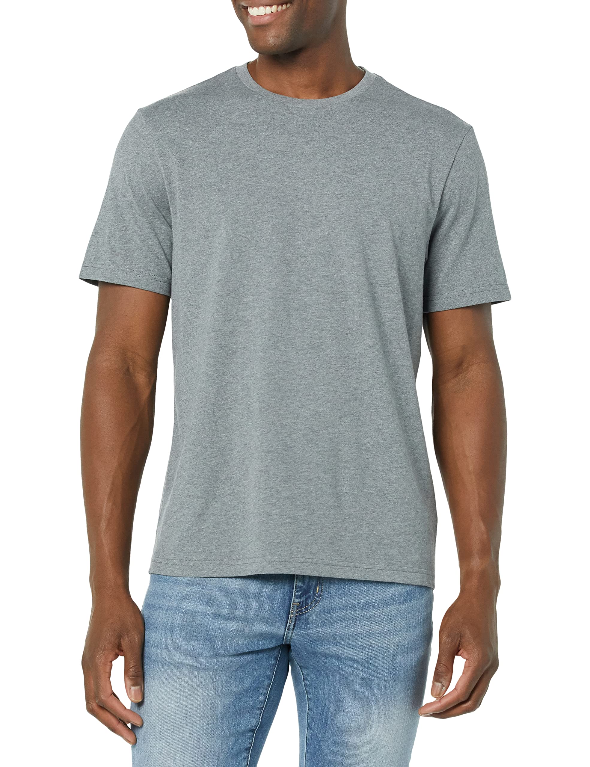 T-shirt Homme Confortable Blanc Gris Chiné I