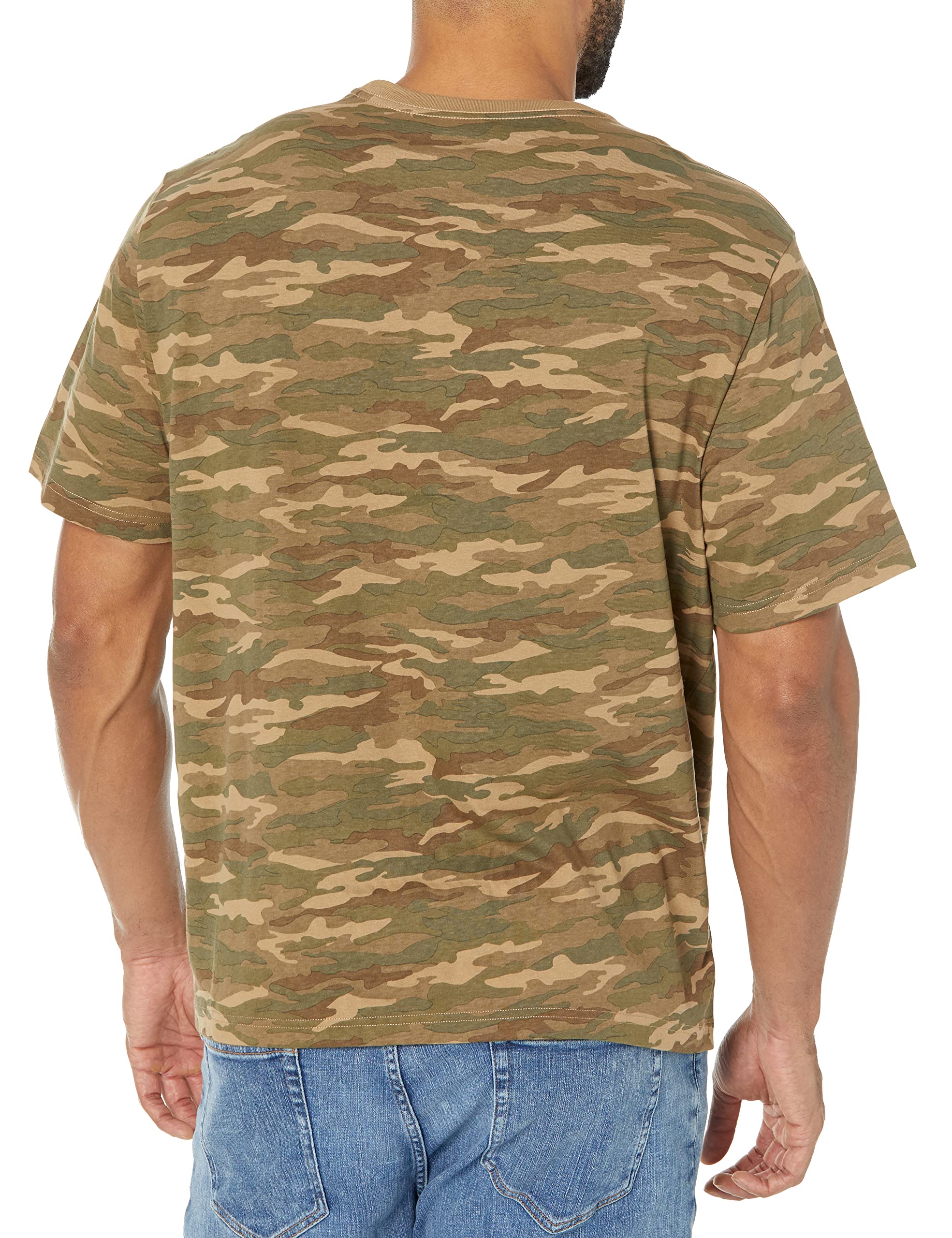 T-shirt Homme Confortable Imprimé Motifs Camouflage Noir I