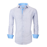 Chemise Homme  Élégante & Moderne White-6495 E