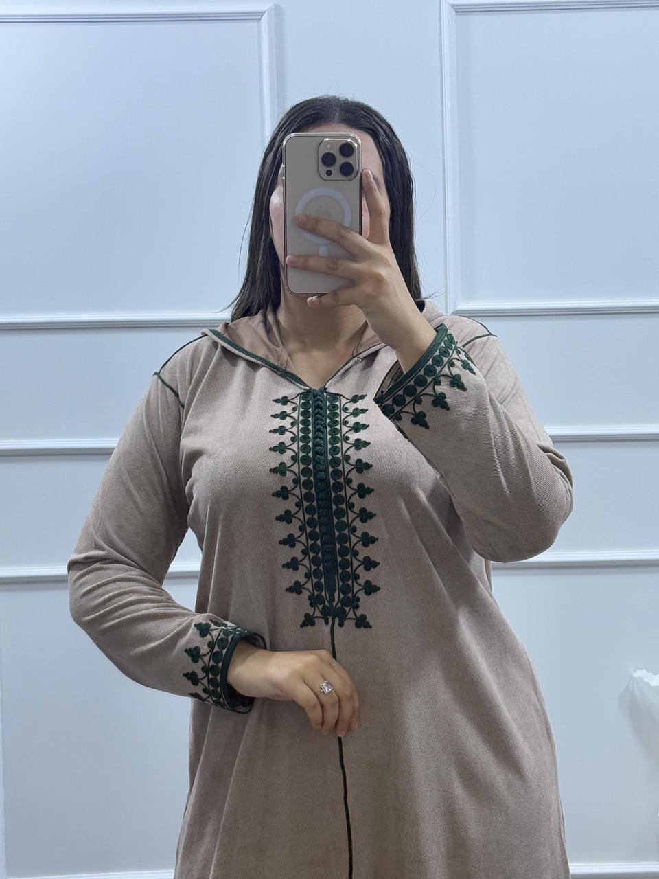 Jellaba de couleur Beige