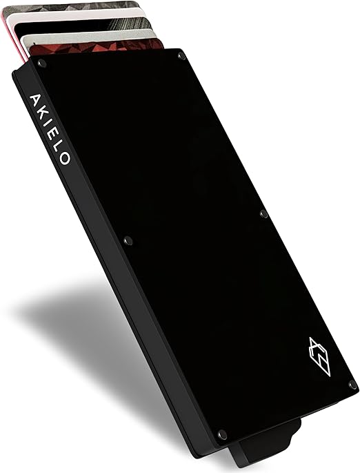 Portefeuille Homme Minimaliste Édition Noir I