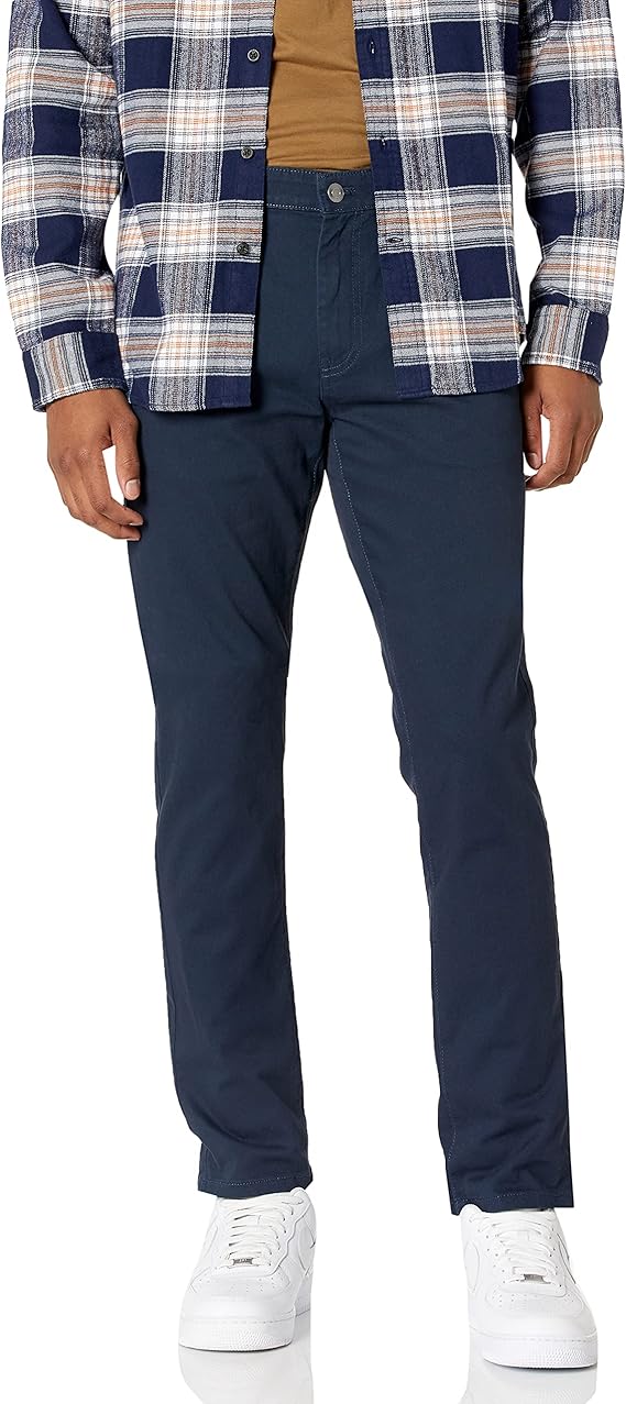 Pantalon Sergé Stretch Bleu Marine G