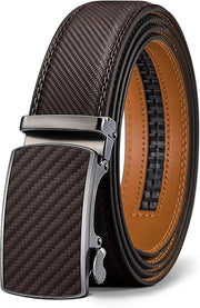Ceinture Automatique en Cuir Marron Profond203 D