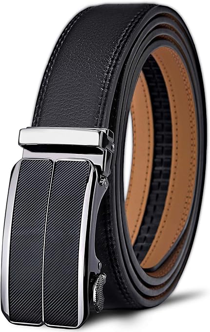Ceinture Automatique en Cuir Noir1 D