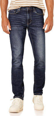 Jean Slim Homme Bleu Foncé Vintage F