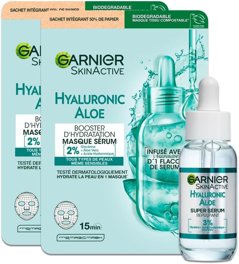 Garnier Sérum + Masques Tissus E