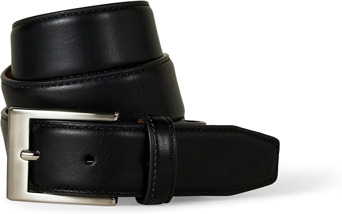 Ceinture en Cuir Style Classique Noir B