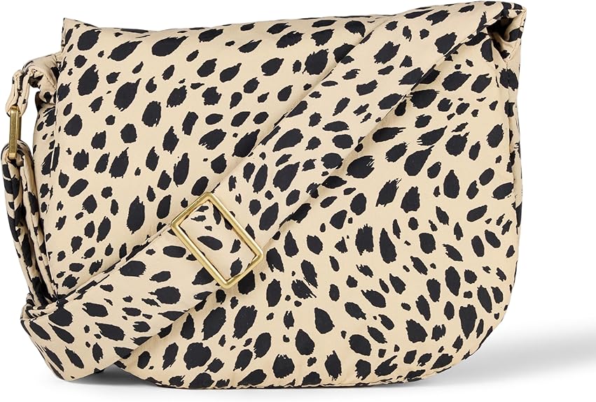 Sac à Bandoulière Léopard Beige I