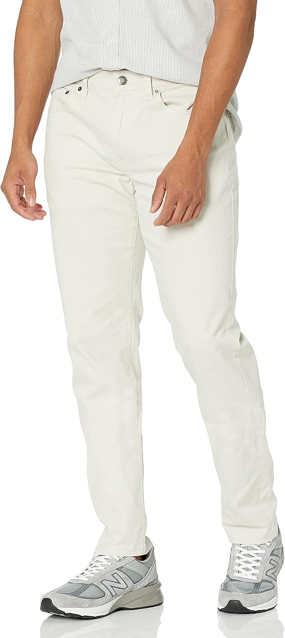 Pantalon Sergé Stretch Gris Pierre G